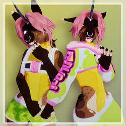 [CreatureCowboi] Digital Dancer Outfit