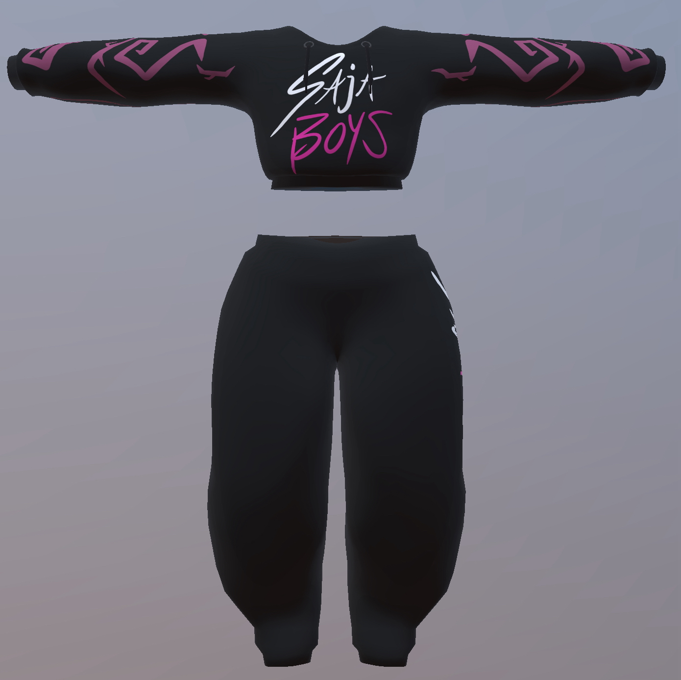 Saja Boys Comfy Set Texture