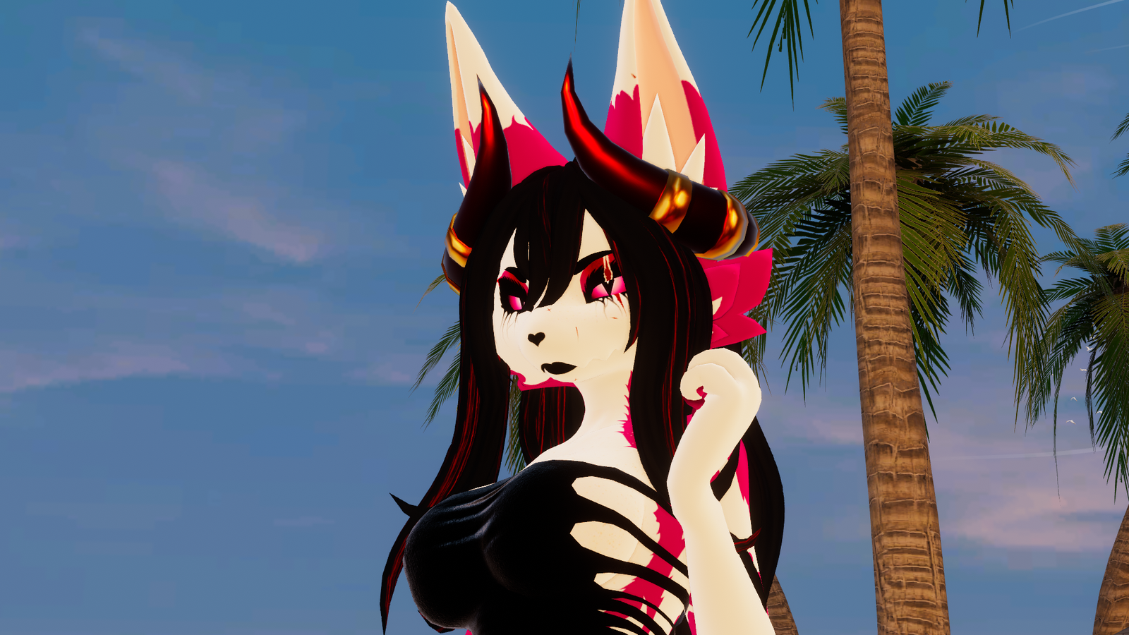 Athena's Hairstyle Thin Strand For KFN Novabeast