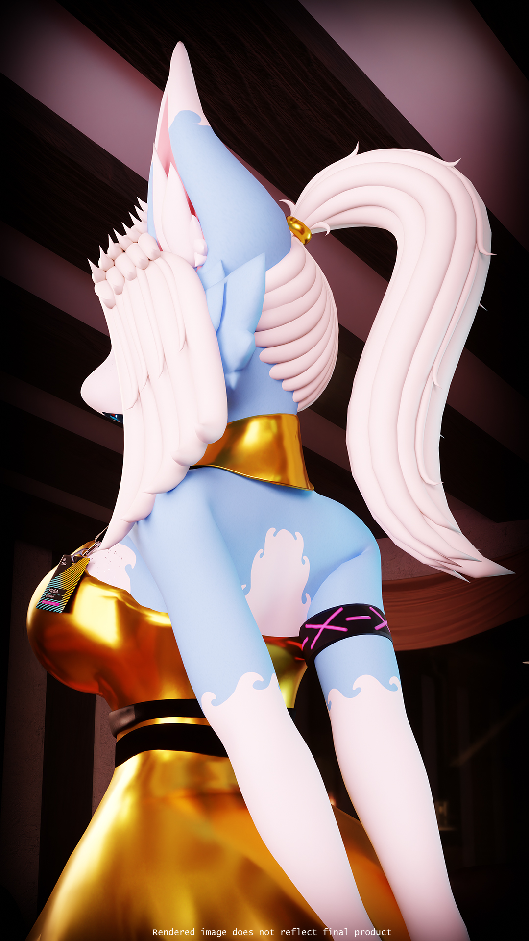 Yiura's Ponytail Hairstyle for KFN Novabeast