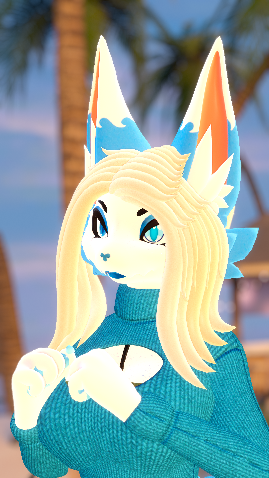 Yiura's Ponytail Hairstyle for KFN Novabeast