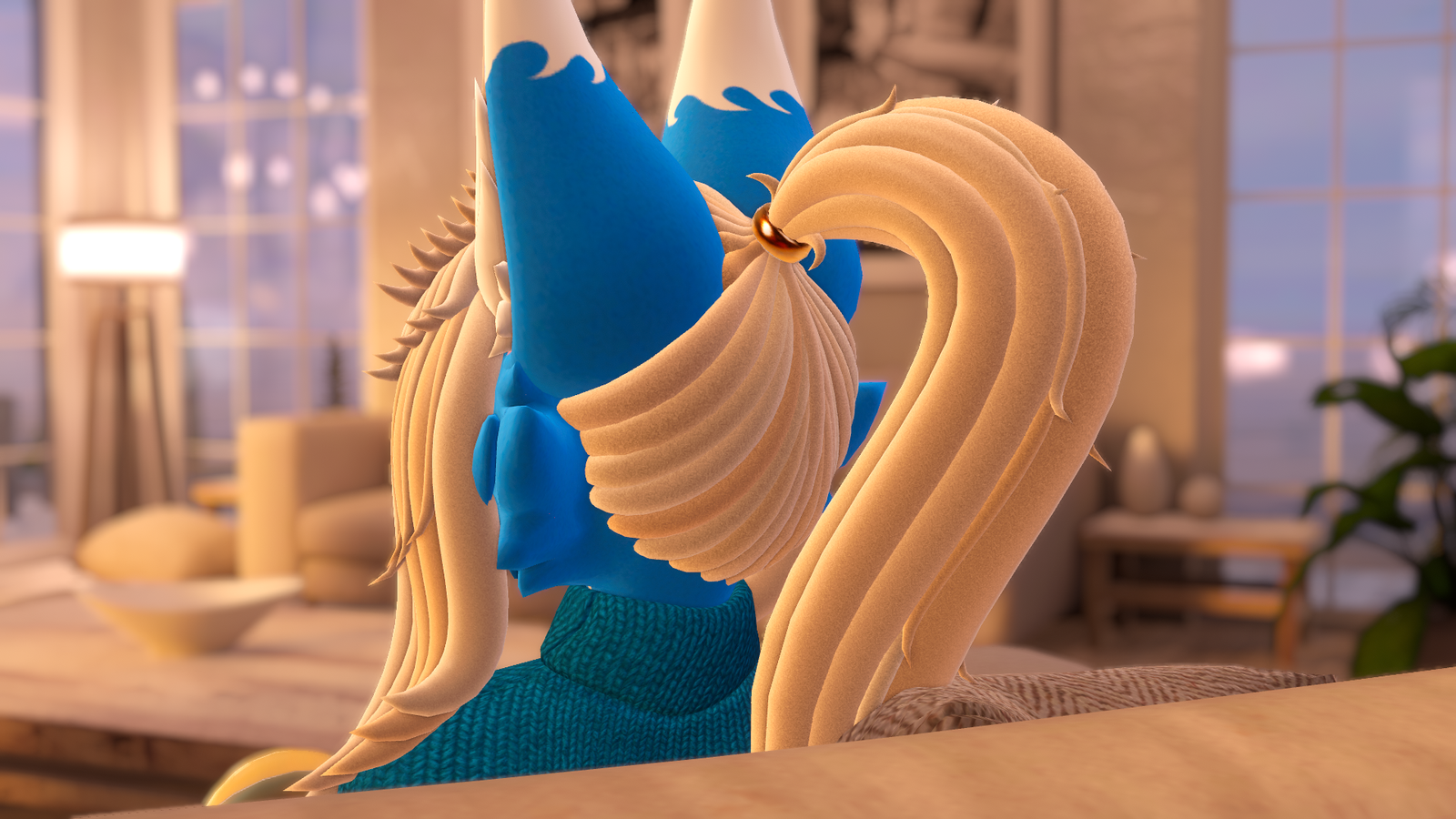 Yiura's Ponytail Hairstyle for KFN Novabeast