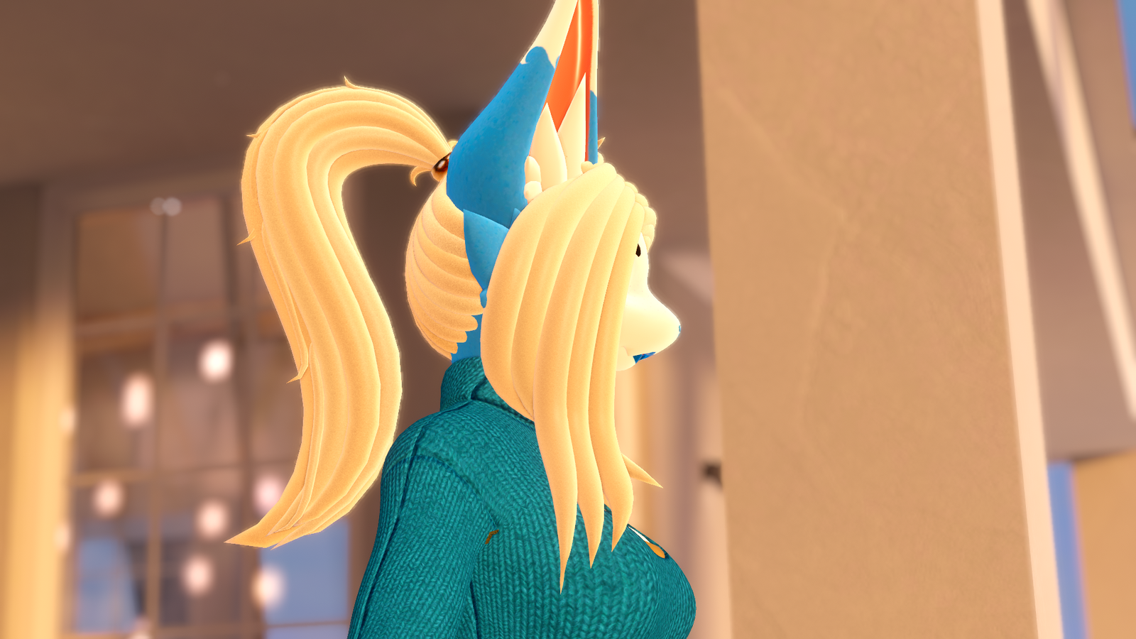 Yiura's Ponytail Hairstyle for KFN Novabeast