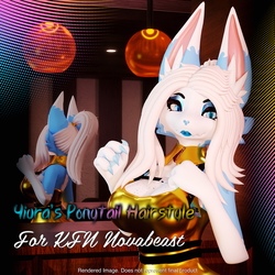 Yiura's Ponytail Hairstyle for KFN Novabeast