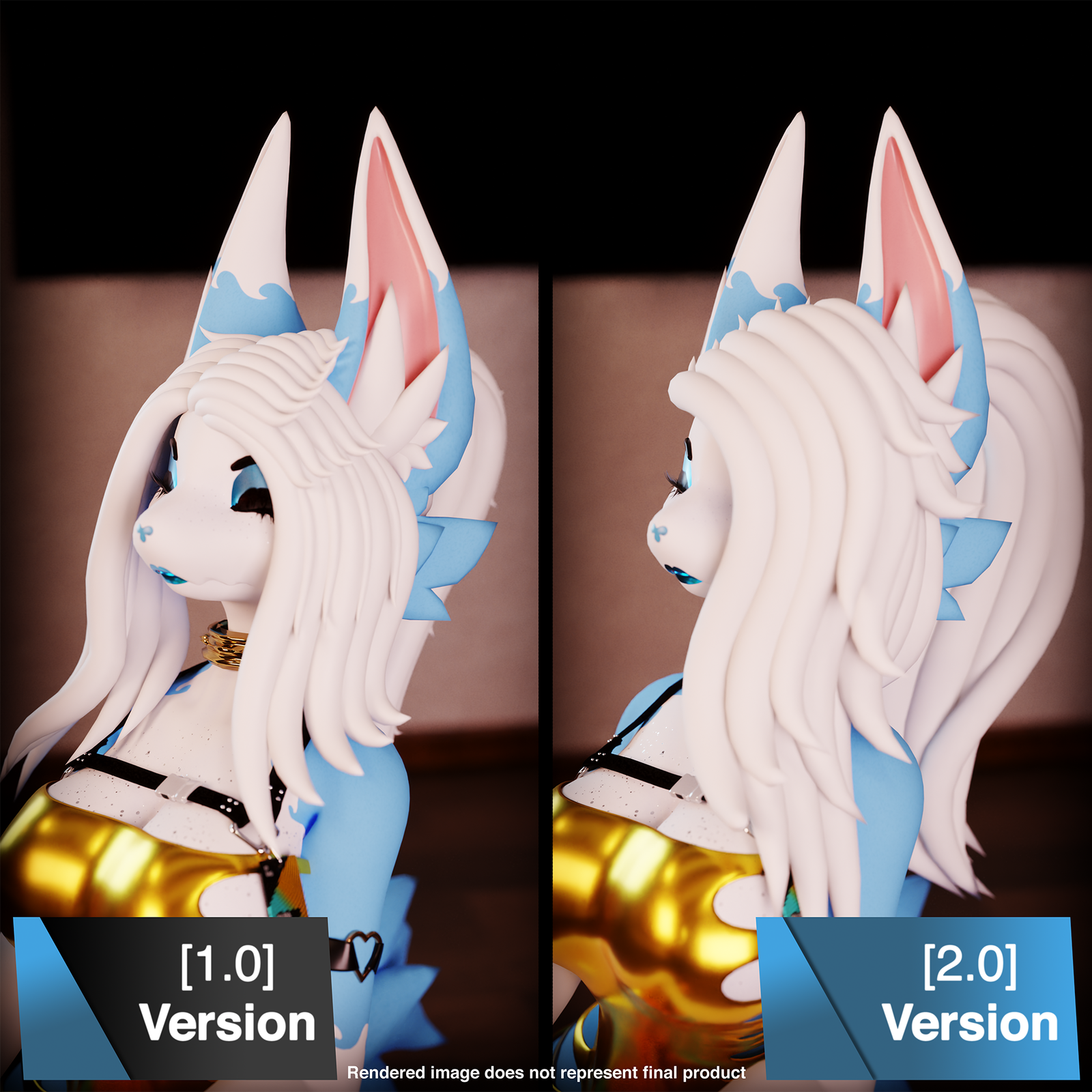 [2.0] Yiura's Ponytail Hairstyle for KFN Novabeast