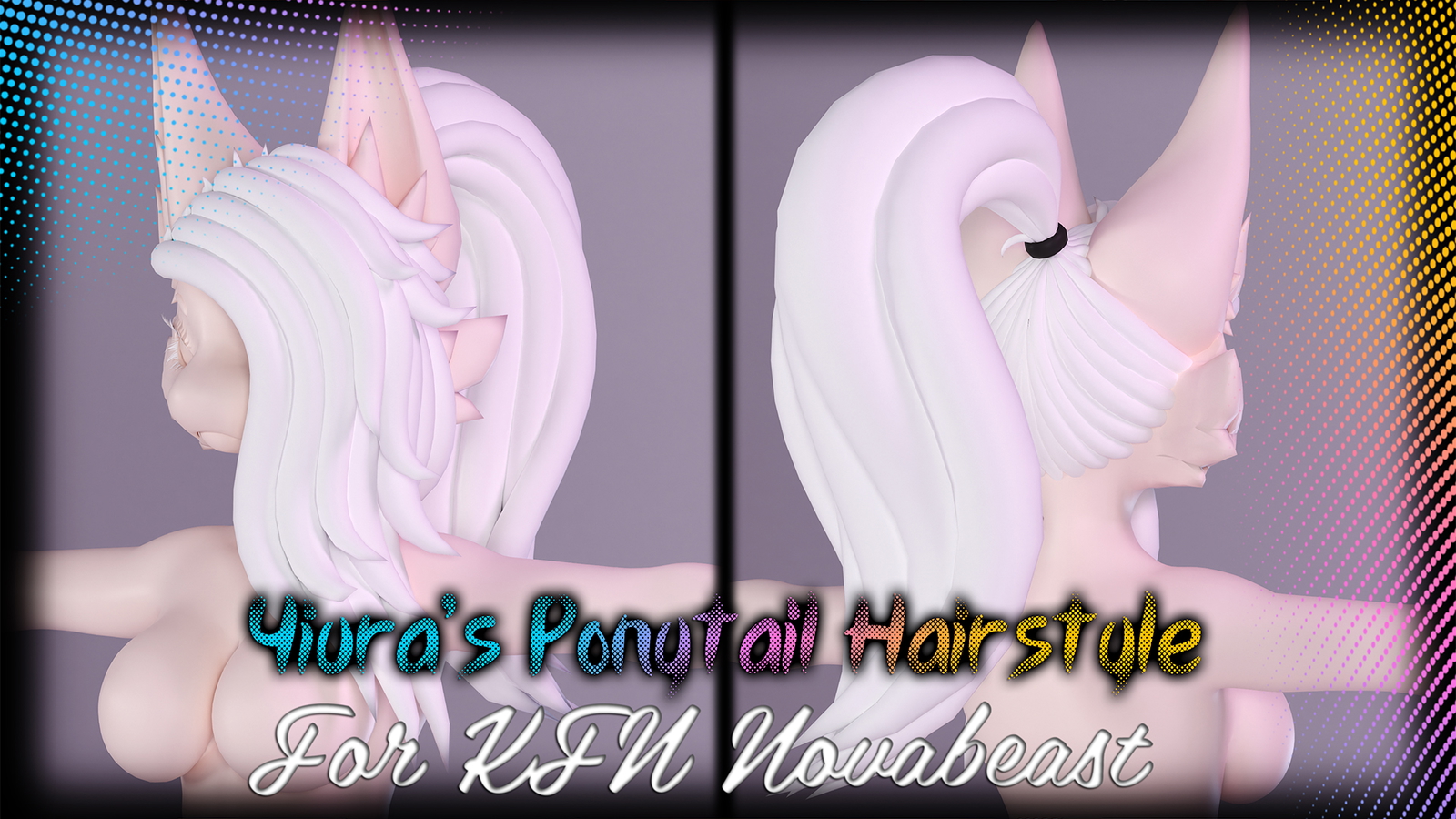 [2.0] Yiura's Ponytail Hairstyle for KFN Novabeast