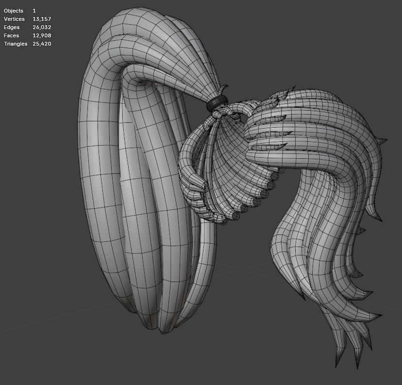 [2.0] Yiura's Ponytail Hairstyle for KFN Novabeast