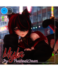 Myla | PC Only | Face Tracking | VRChat Avatar