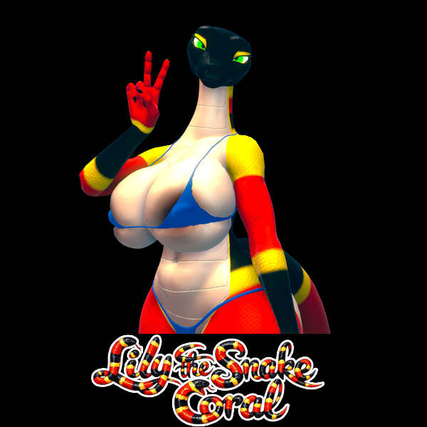 Lily the Snake Coral - Texture & Material