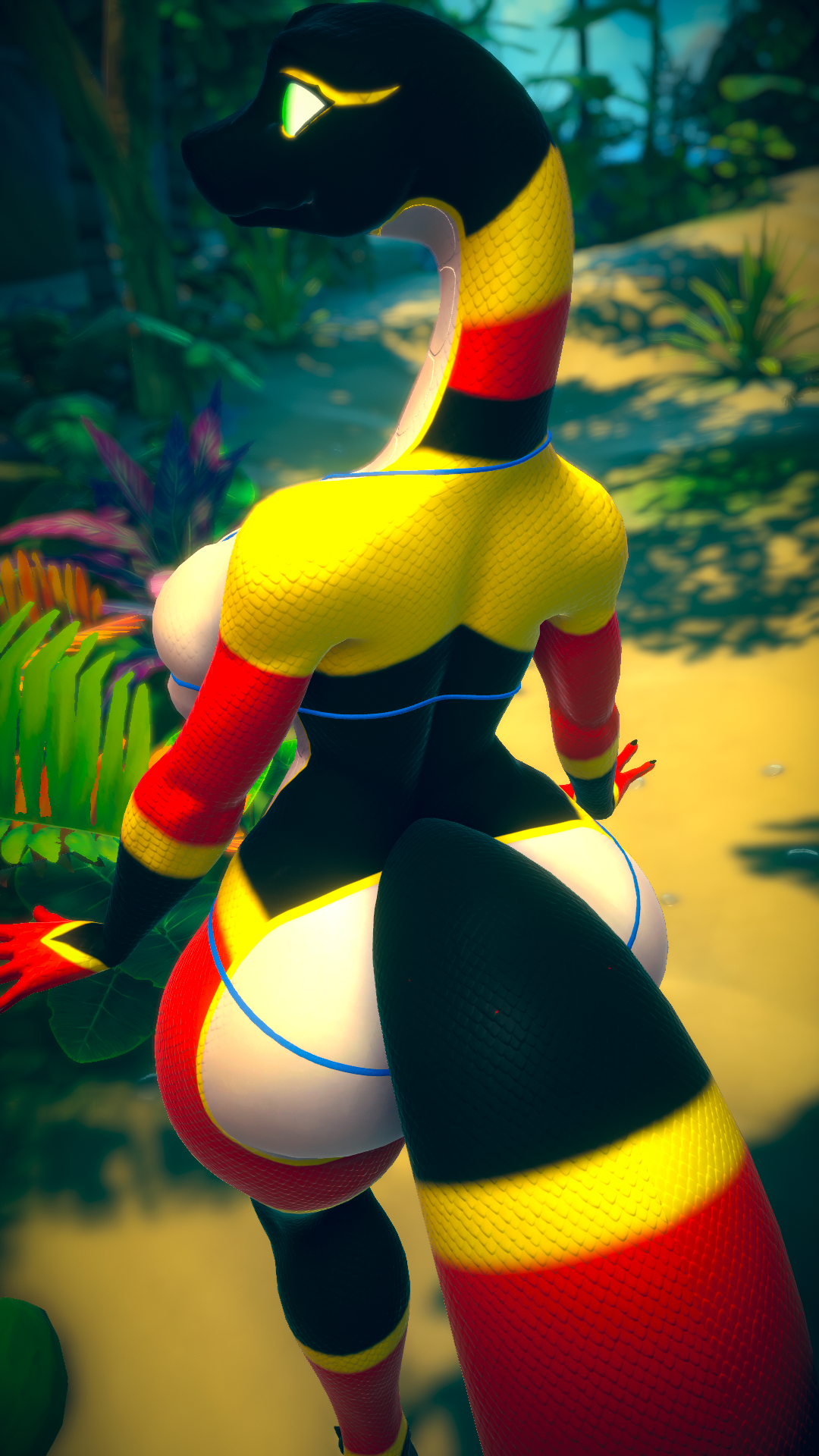 Lily the Snake Coral - Texture & Material