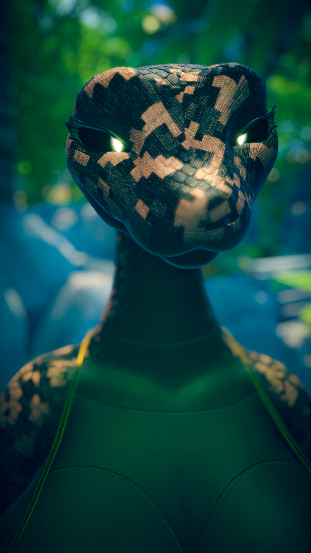 Lily the Snake Military - Texture & Material