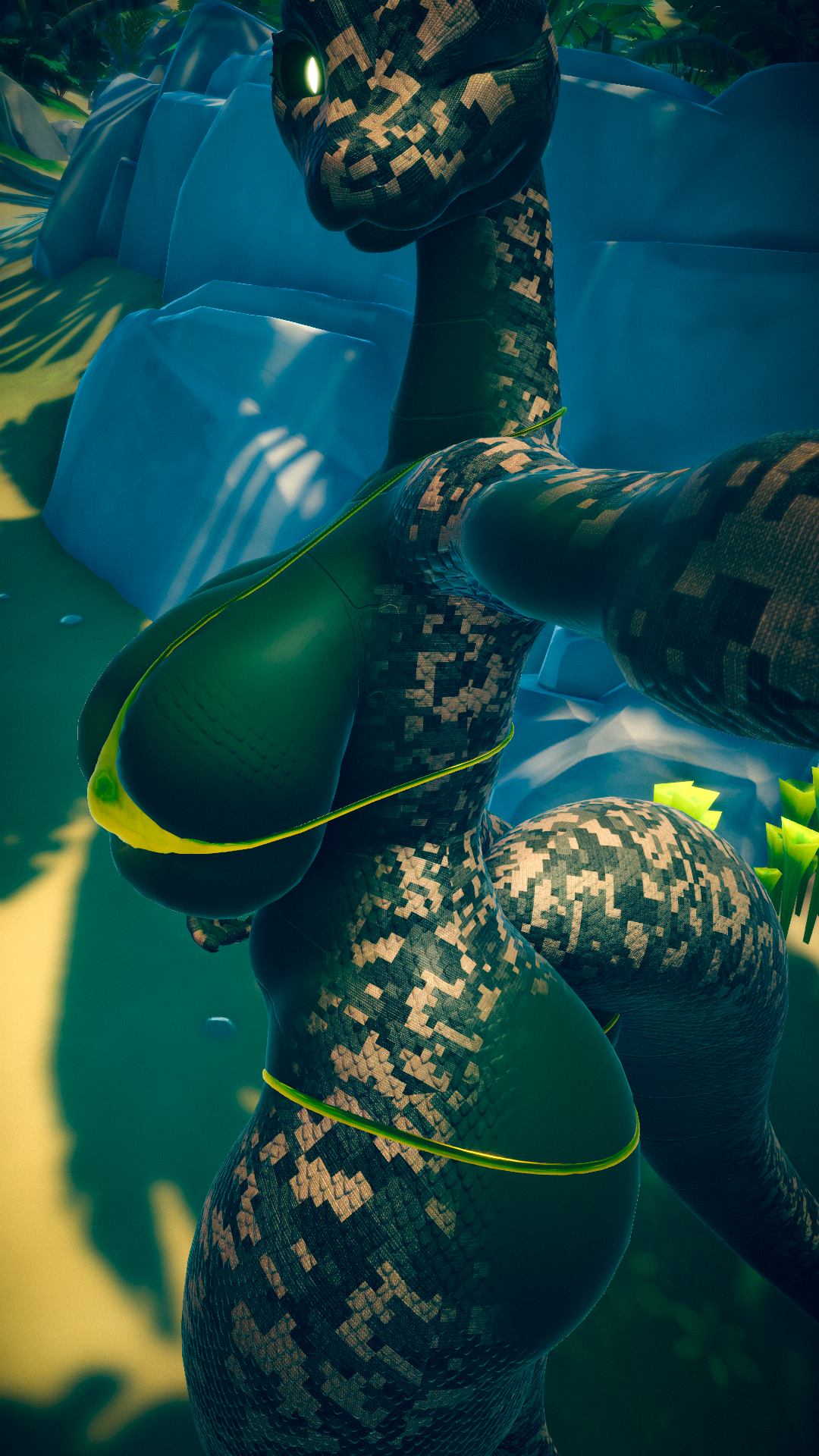 Lily the Snake Military - Texture & Material