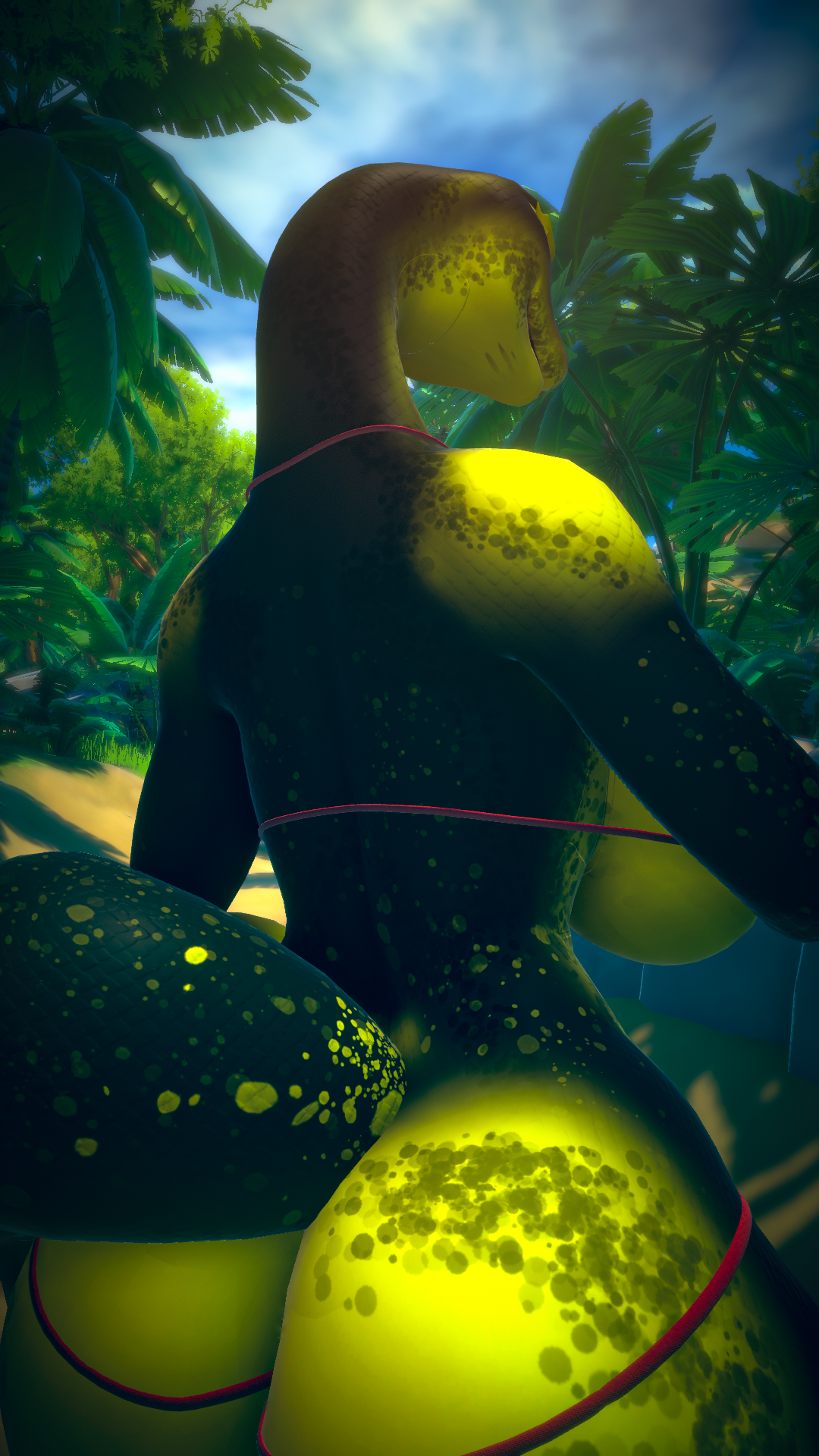 Lily the Snake Toxic - Texture & Material