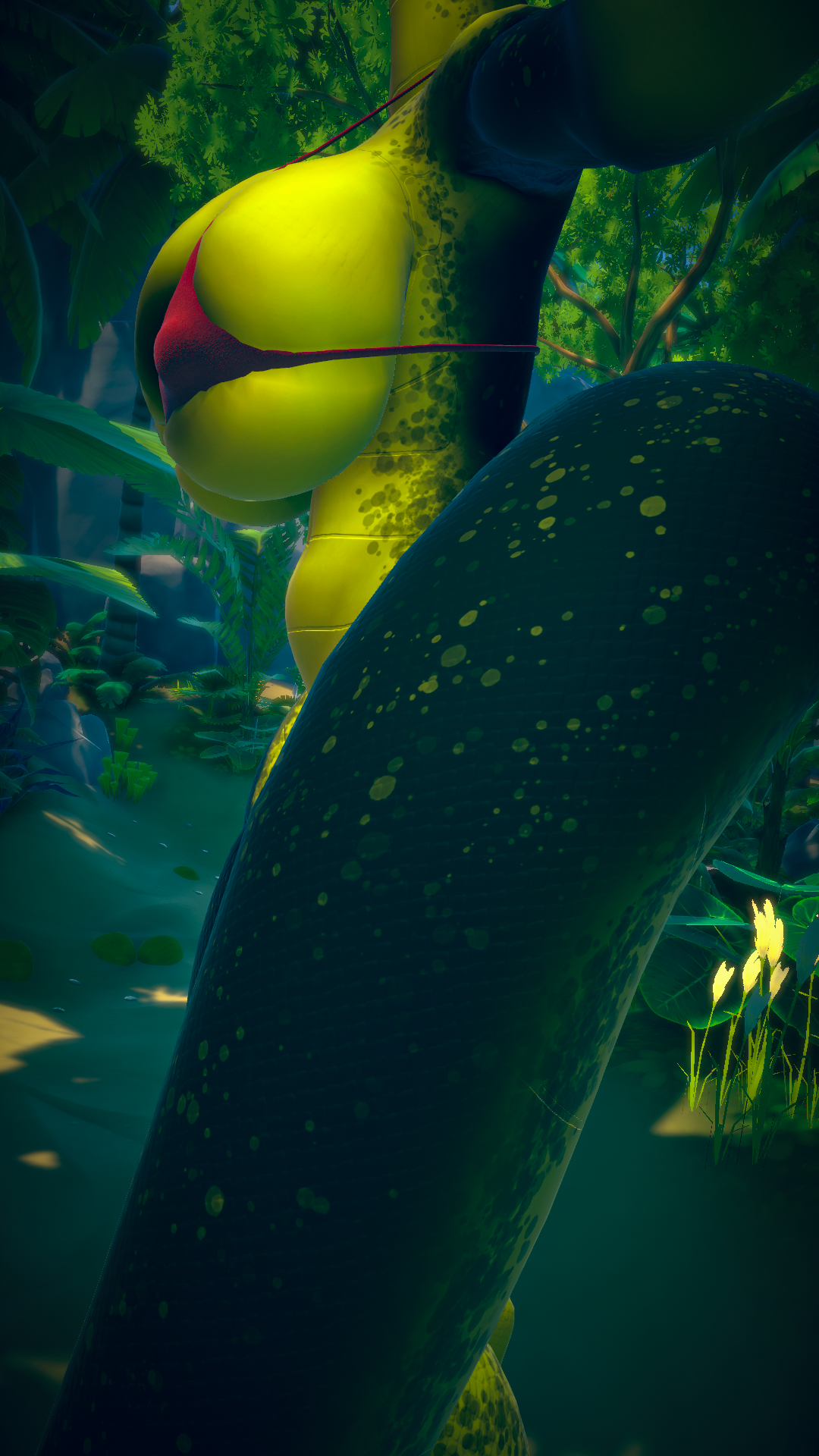 Lily the Snake Toxic - Texture & Material