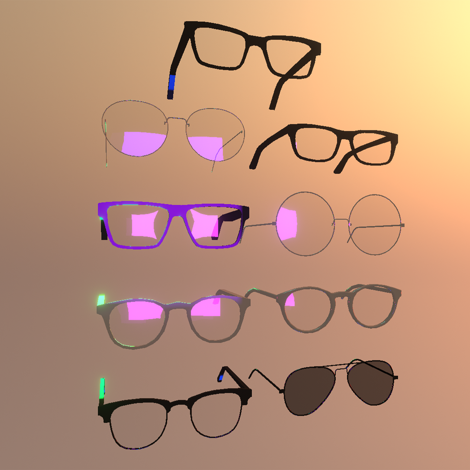 Banana Pro Lens Shader + Glasses