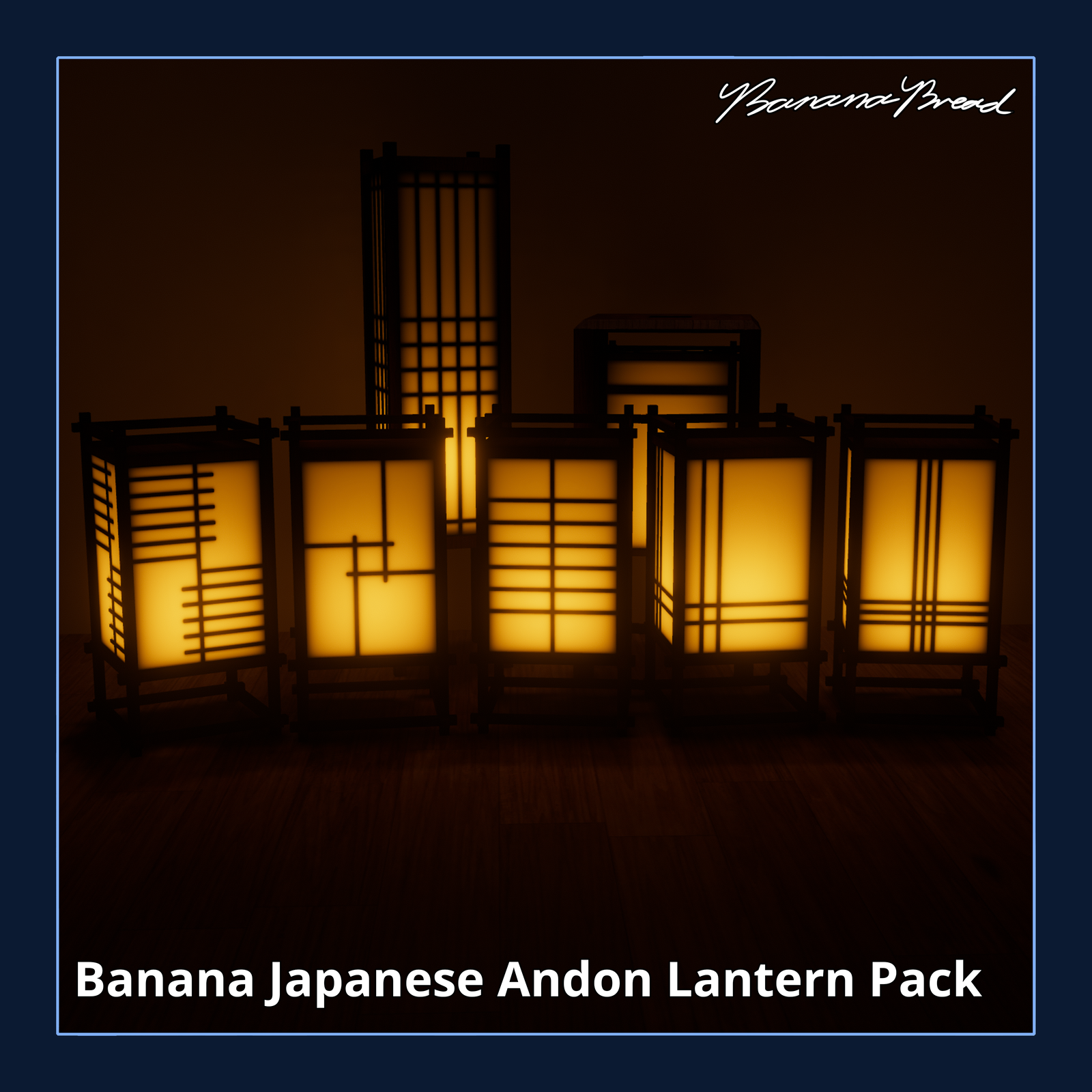 Banana | Japanese Andon Lantern Pack