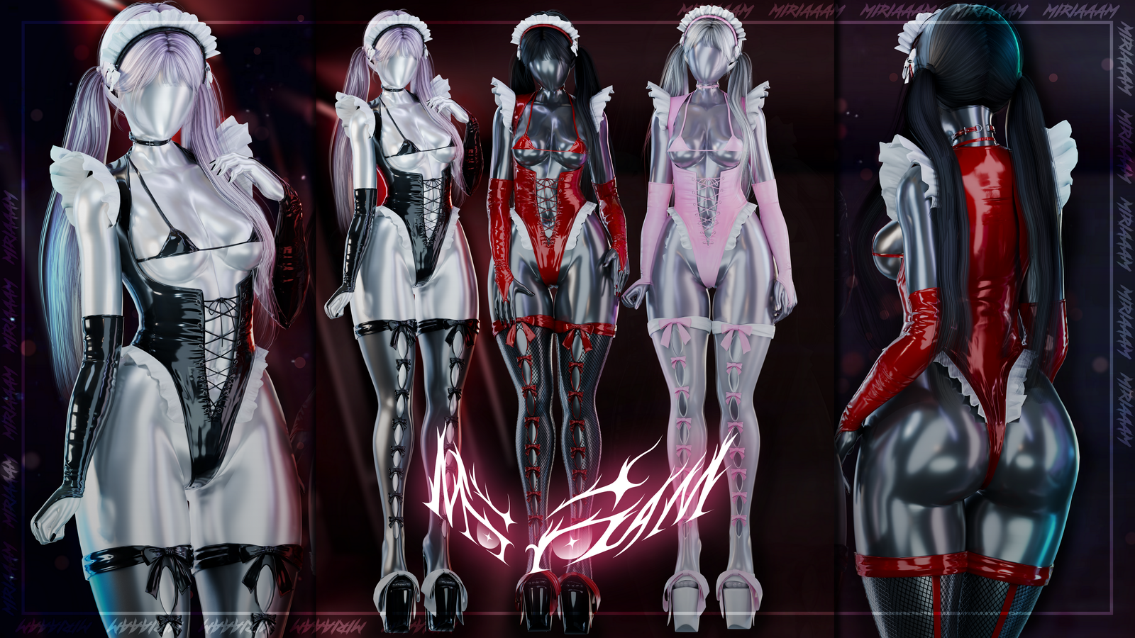 Miyu set By Miriaaam [VRBase Anime & E-girl] - Commercial use.