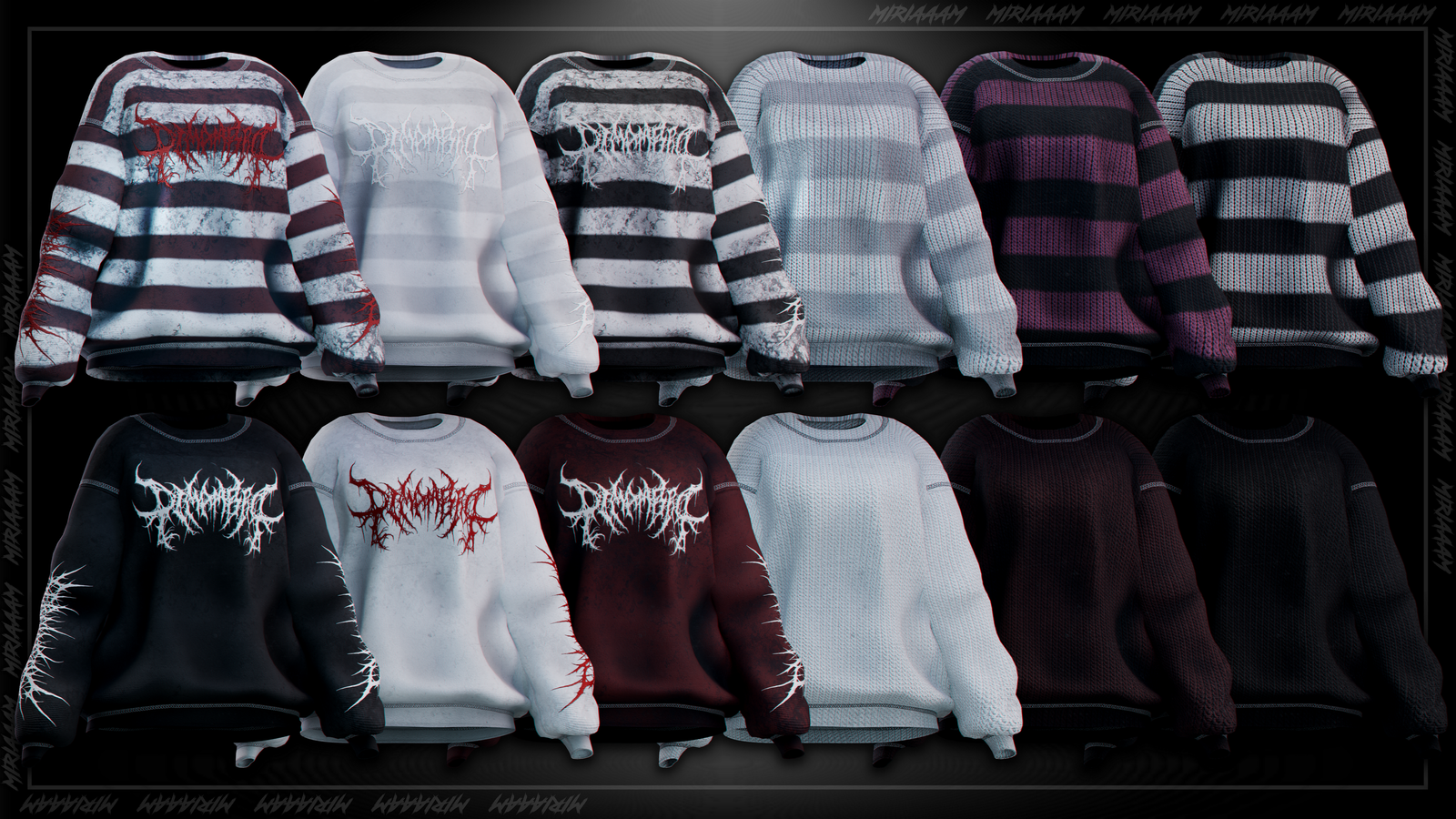 s4d g1rl set By Miriaaam [VRBase Anime & E-girl] - Commercial use.