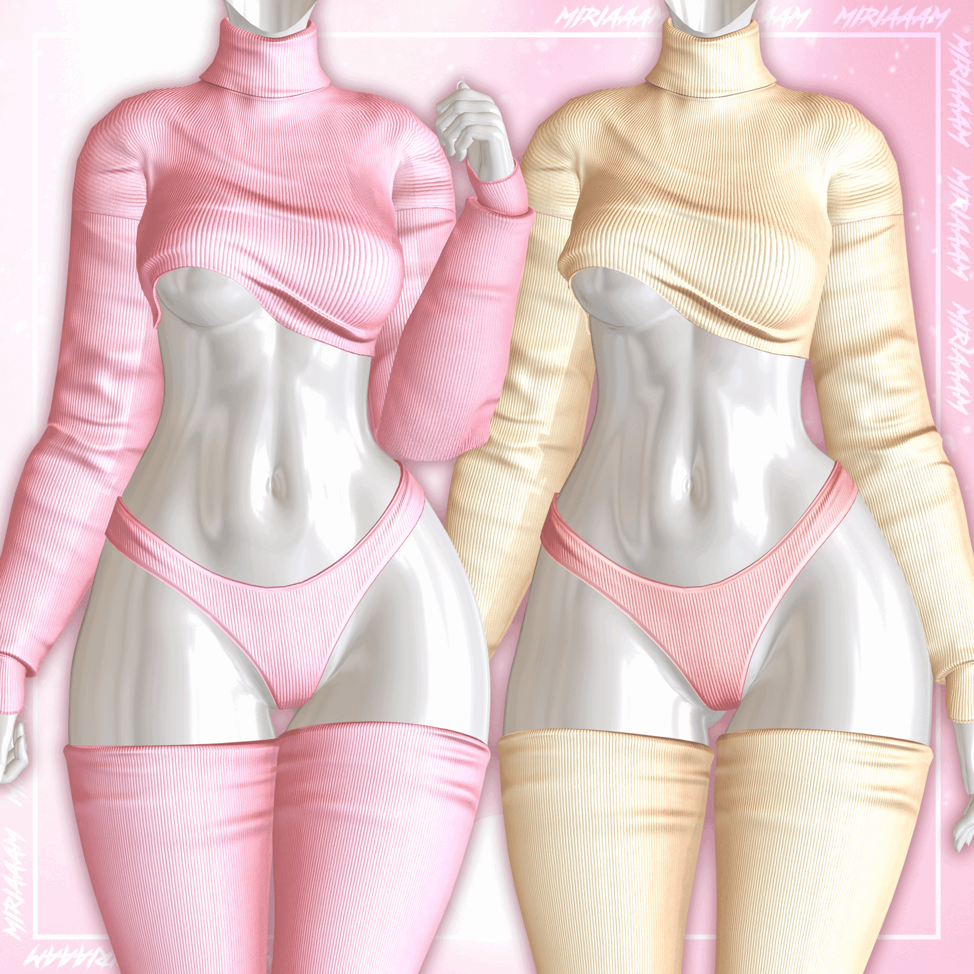 Comfy Set By Miriaaam [VRBase E-girl]- Commercial Use.