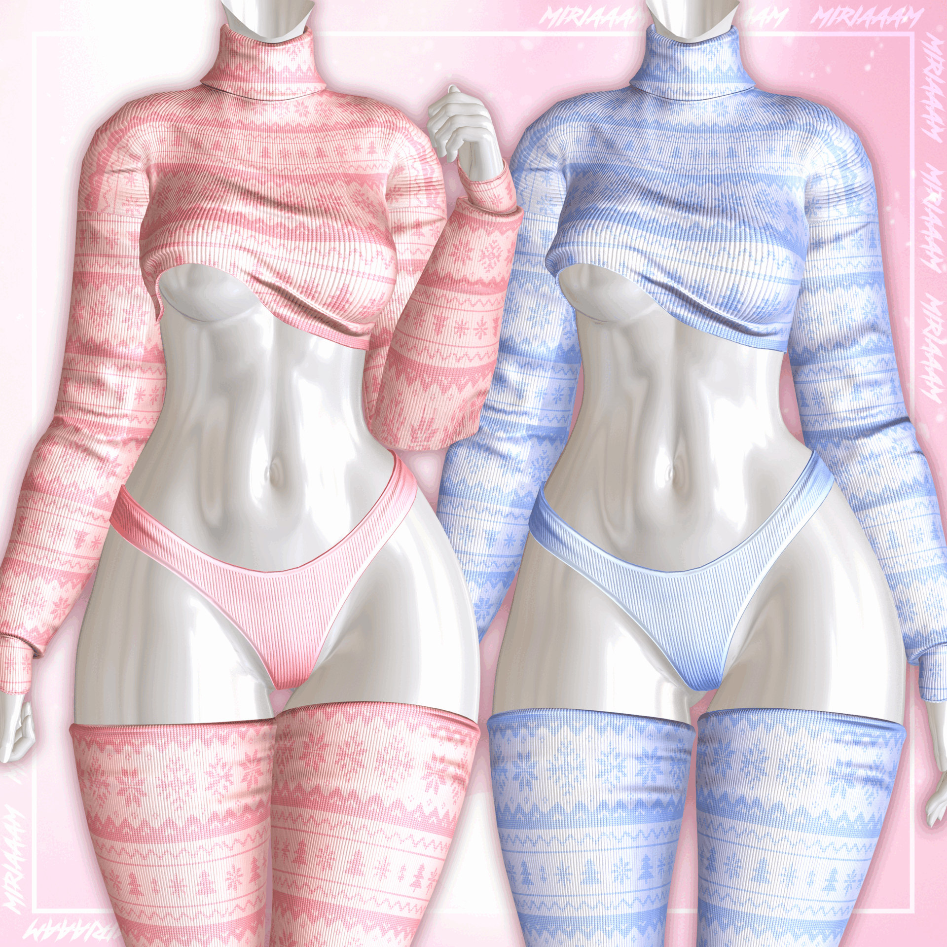 Comfy Set By Miriaaam [VRBase E-girl]- Commercial Use.