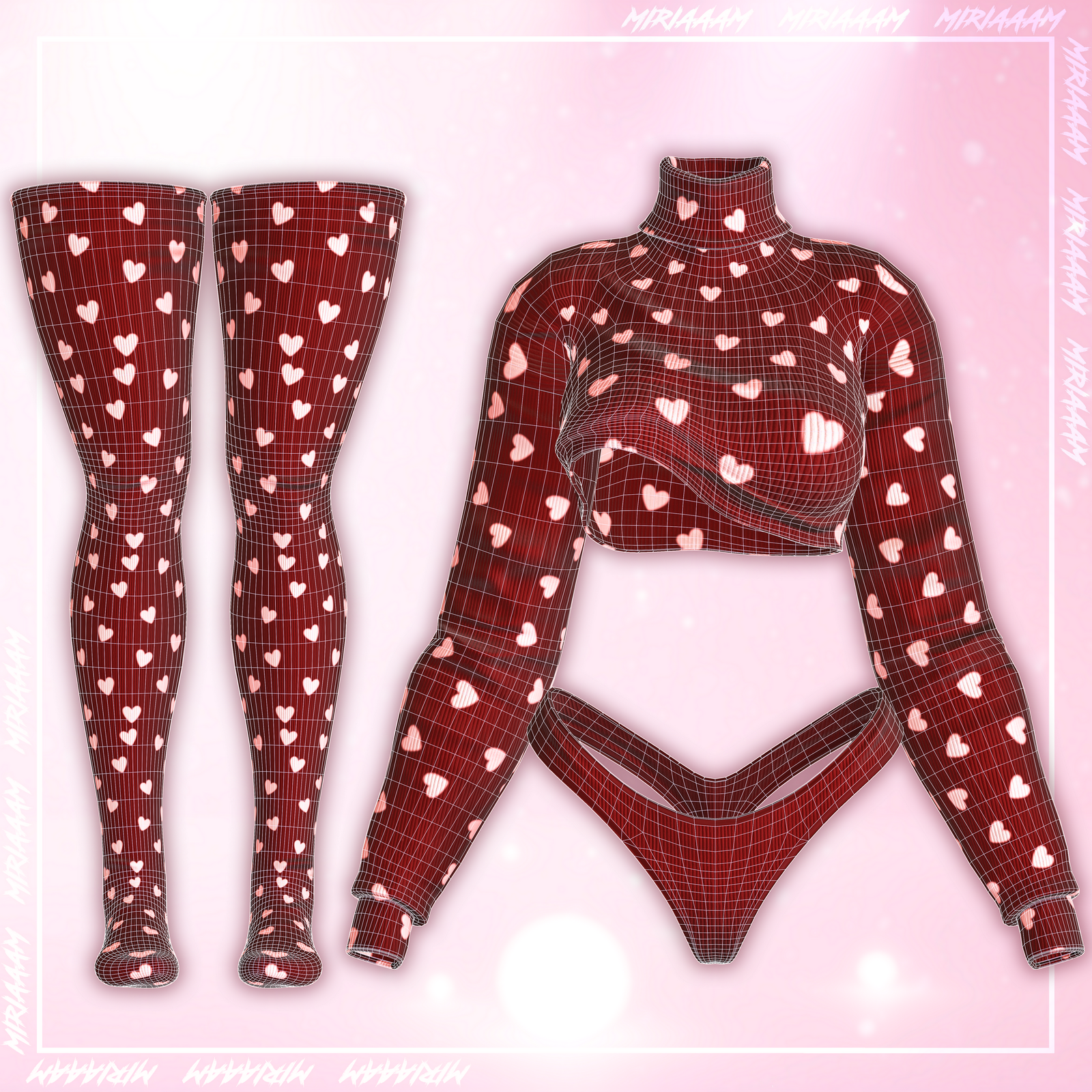 Comfy Set By Miriaaam [VRBase E-girl]- Commercial Use.