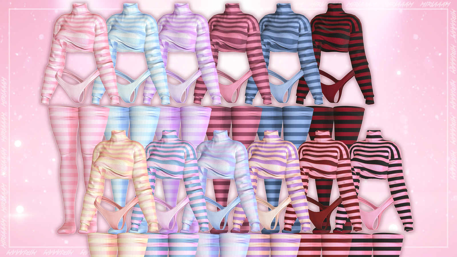 Comfy Set By Miriaaam [VRBase E-girl]- Commercial Use.