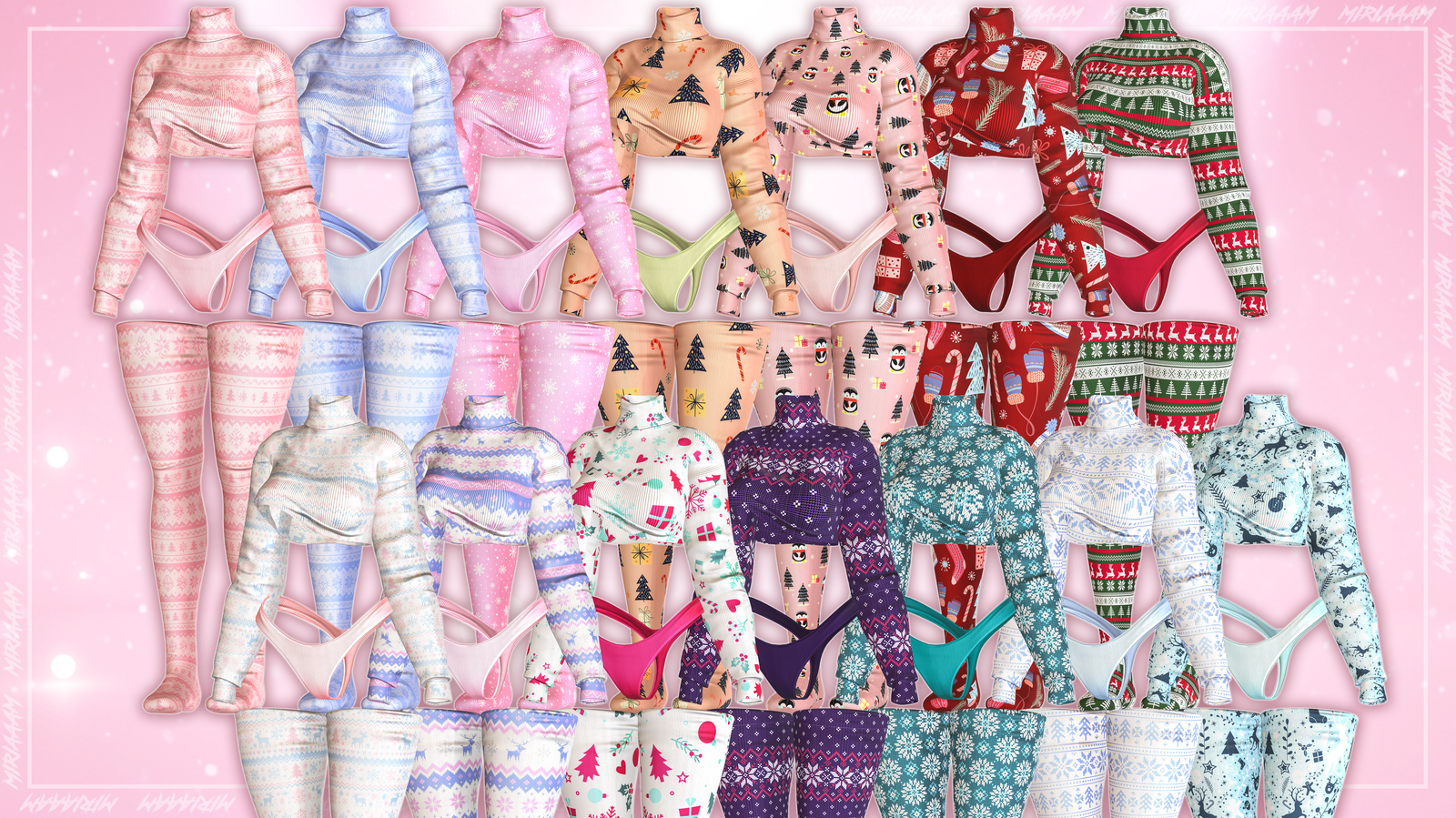 Comfy Set By Miriaaam [VRBase E-girl]- Commercial Use.