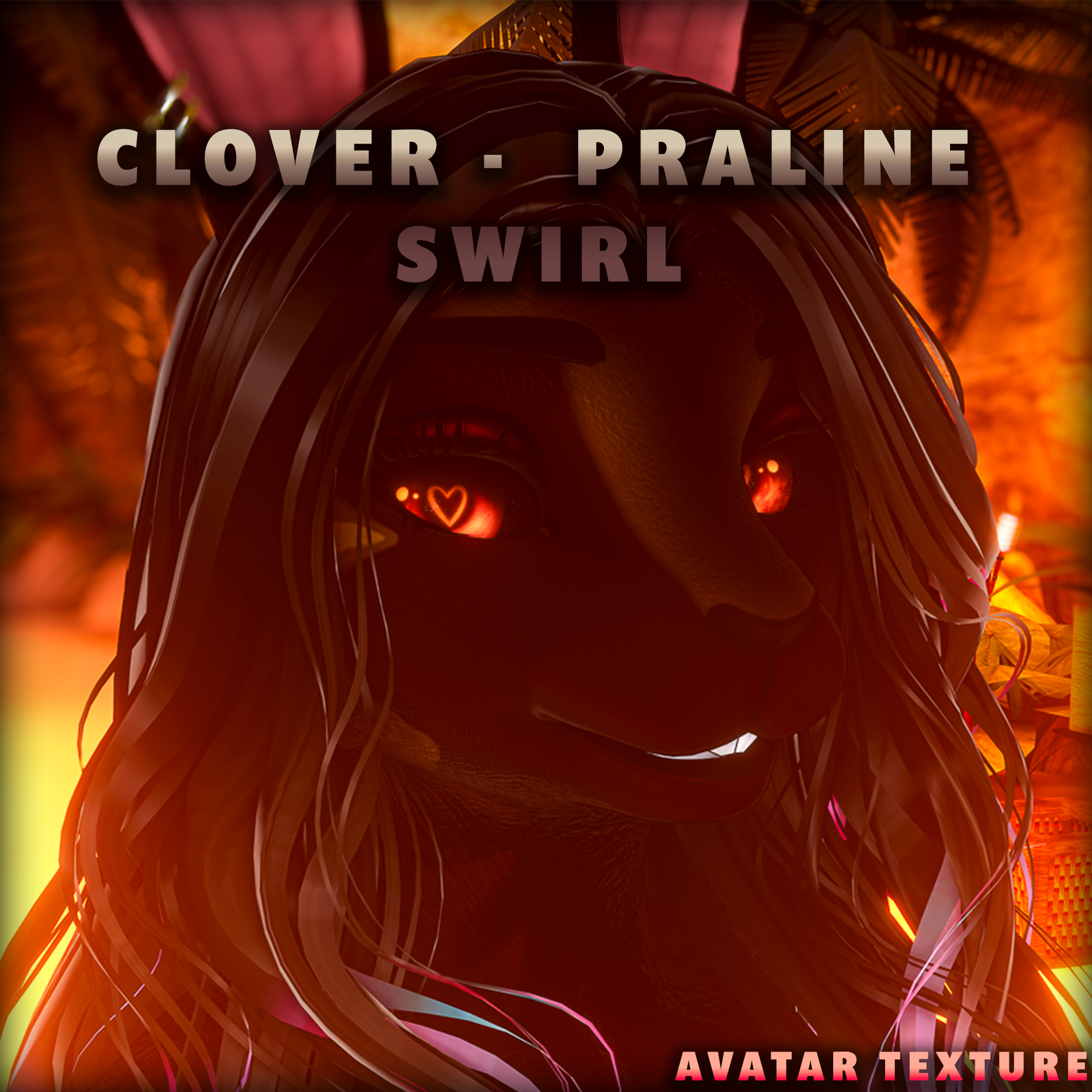 Praline Swirl - Clover Texture