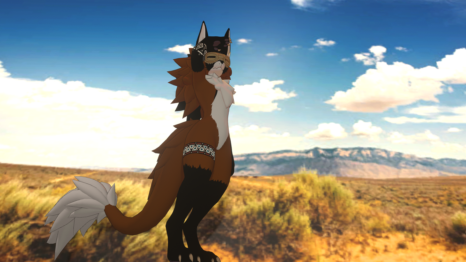 Maned wolf Novabeast Texture