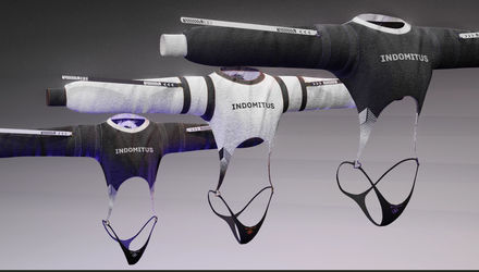 INDOMITUS - Futuristic Bodysuit [VRChat Avatar Asset]