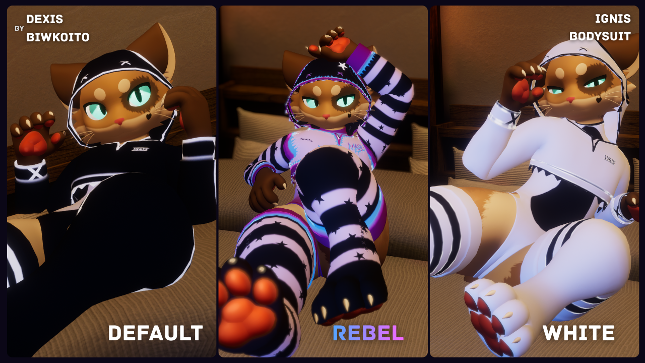 IGNIS Sporty - Bodysuit [VRChat Avatar Asset]