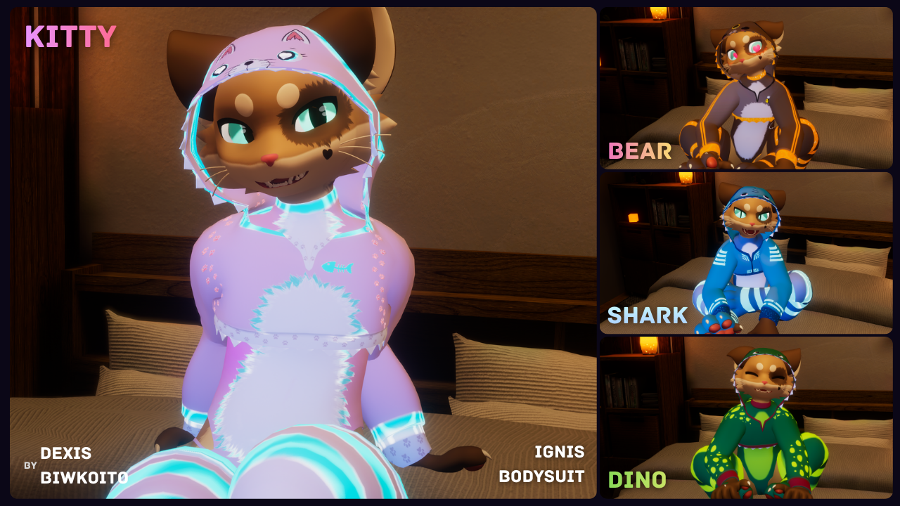 IGNIS Sporty - Bodysuit [VRChat Avatar Asset]