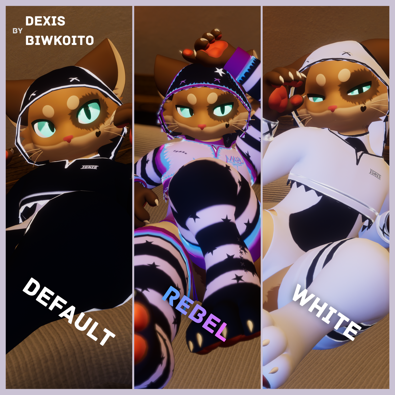 IGNIS Sporty - Bodysuit [VRChat Avatar Asset]