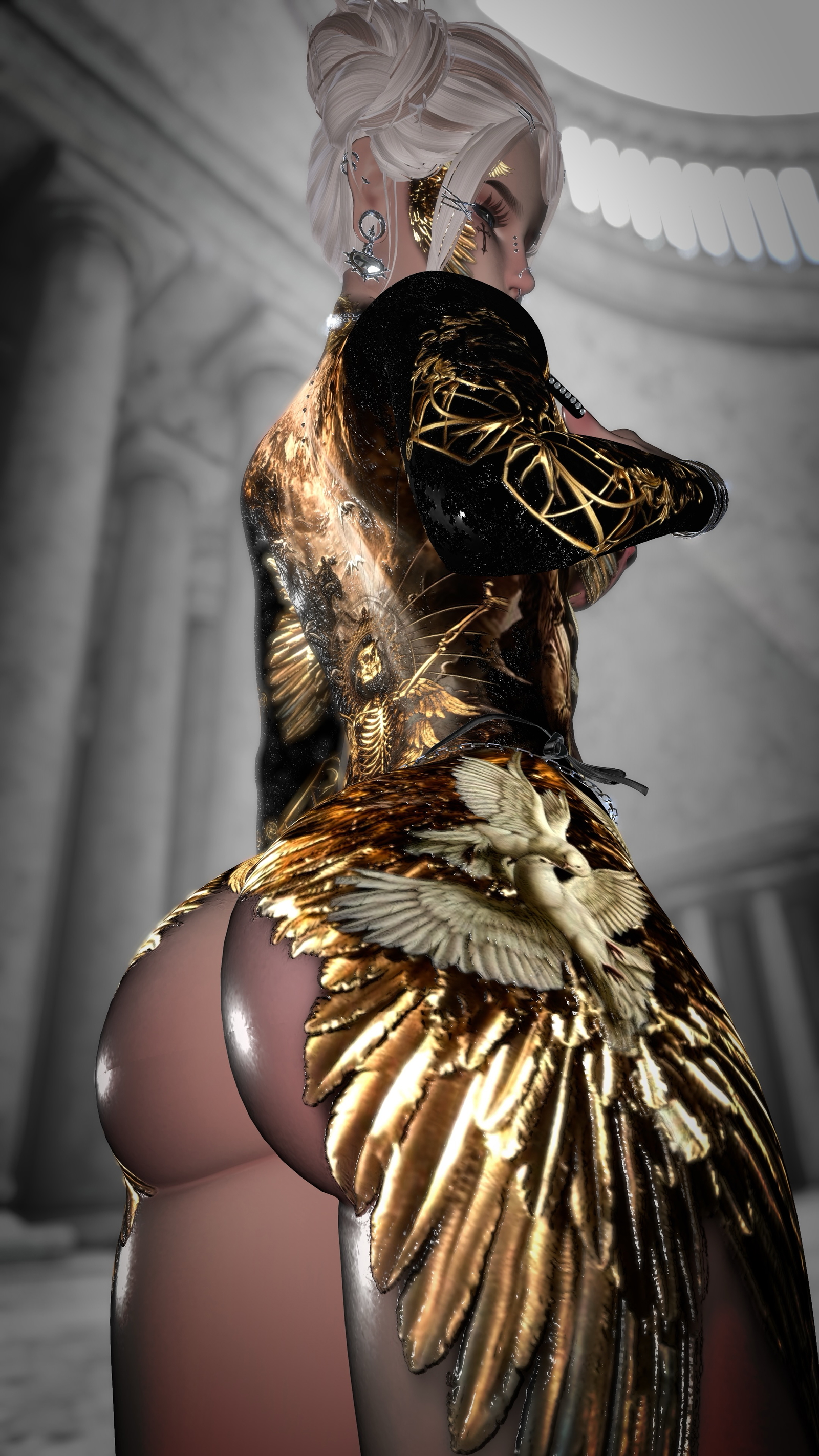 24K GOLD LIMITED EDITION FEMALE TEXTURE