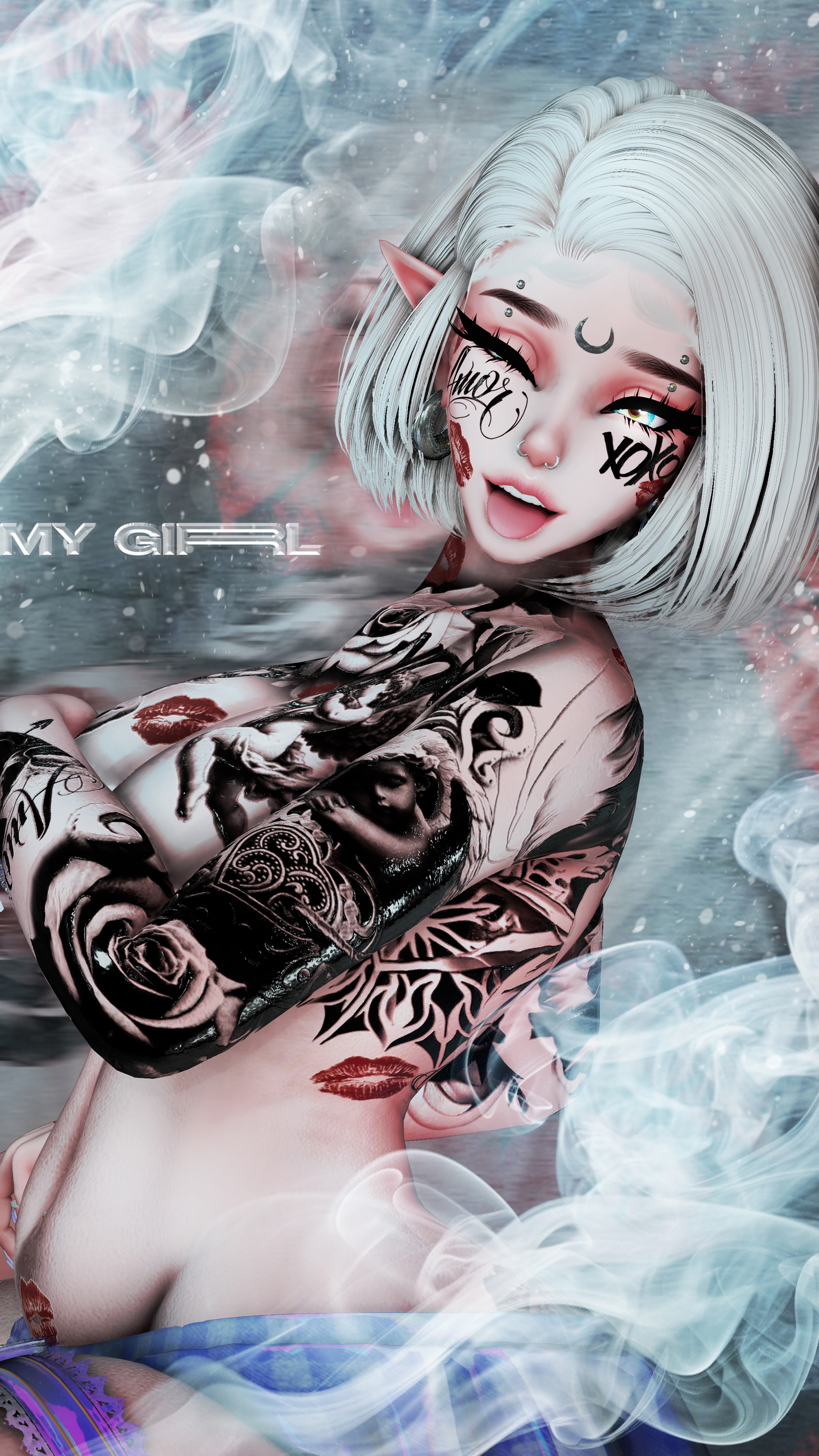 4K XOXO - FEMALE VALENTINES DAY LIMITED TEXTURE