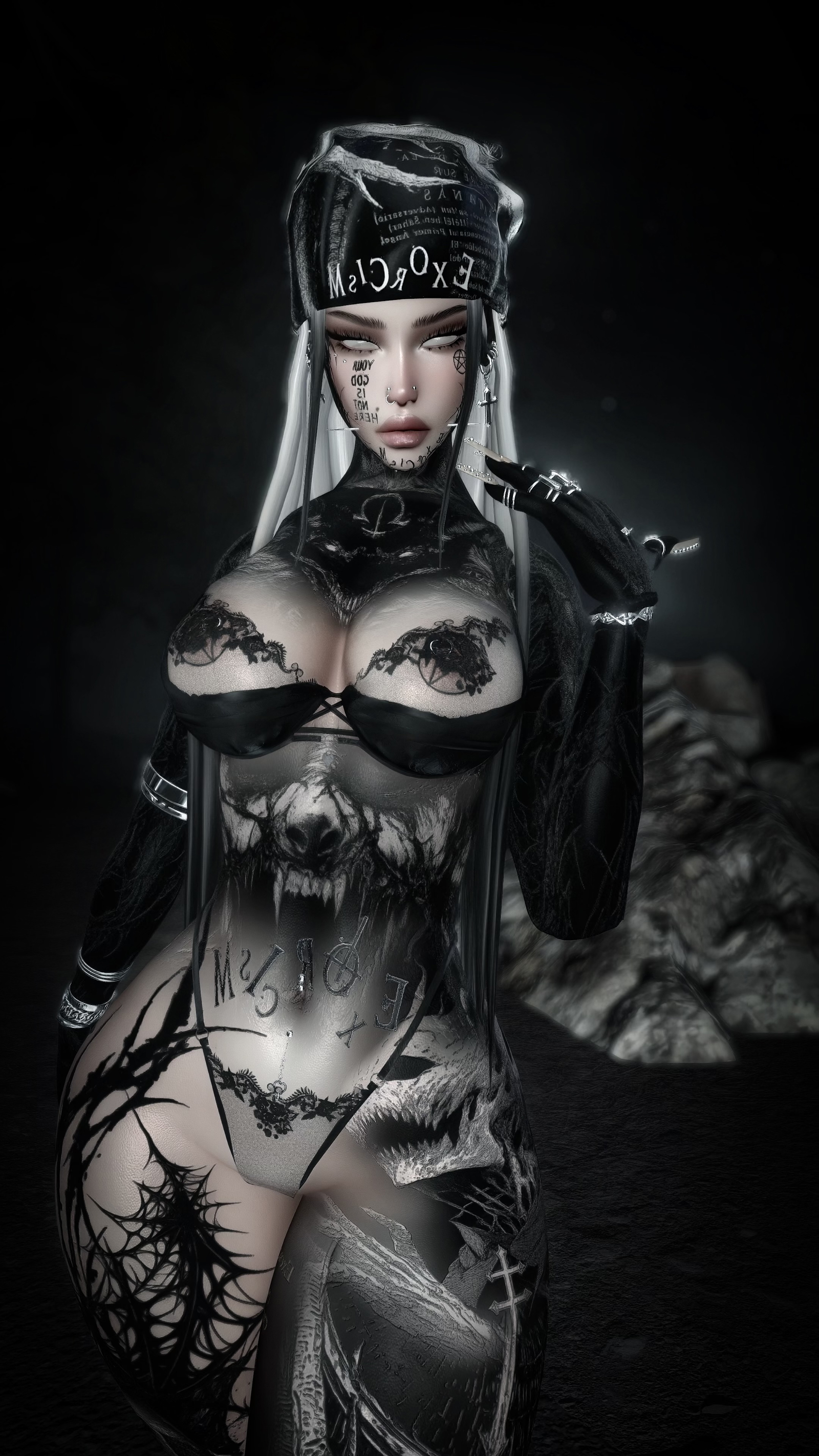 4K EXORCISM FEMALE TEXTURE - BODY/HEAD