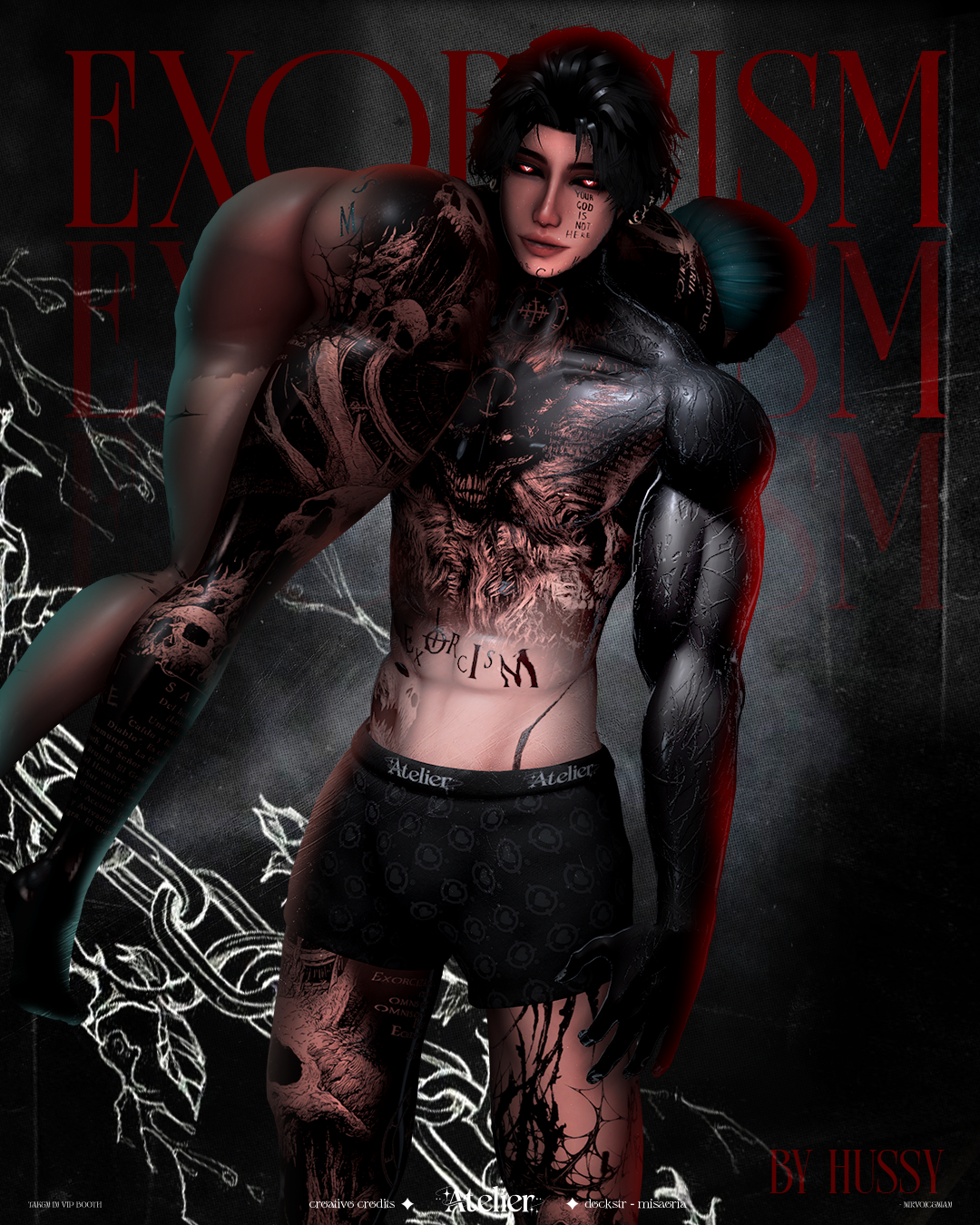 4K EXORCISM FEMALE TEXTURE - BODY/HEAD