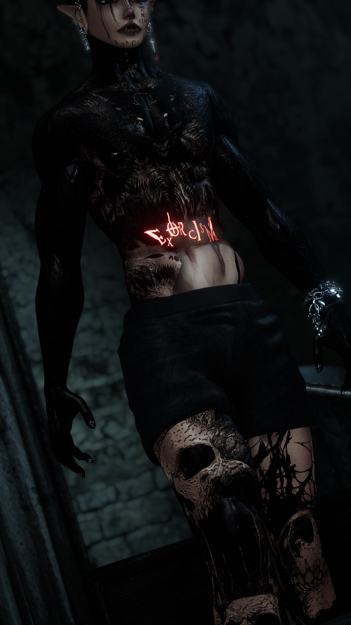 4K EXORCISM MALE TEXTURE - BODY & HEAD