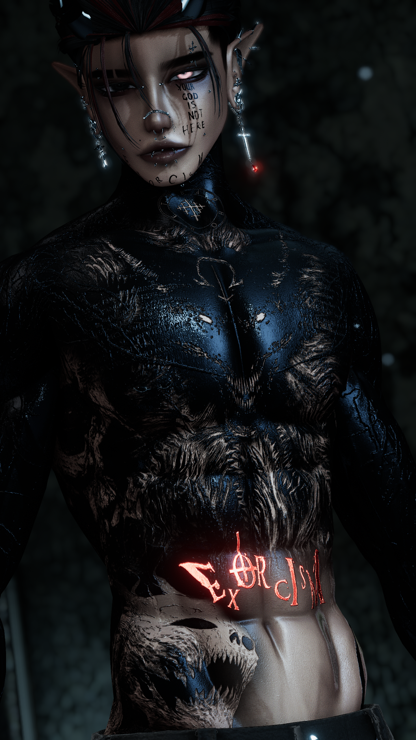4K EXORCISM MALE TEXTURE - BODY & HEAD