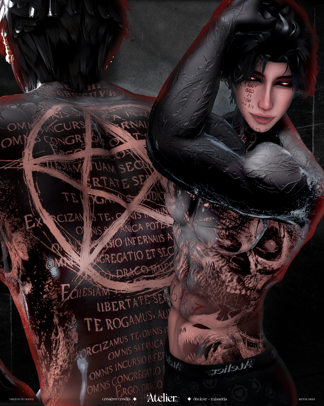 4K EXORCISM MALE TEXTURE - BODY & HEAD