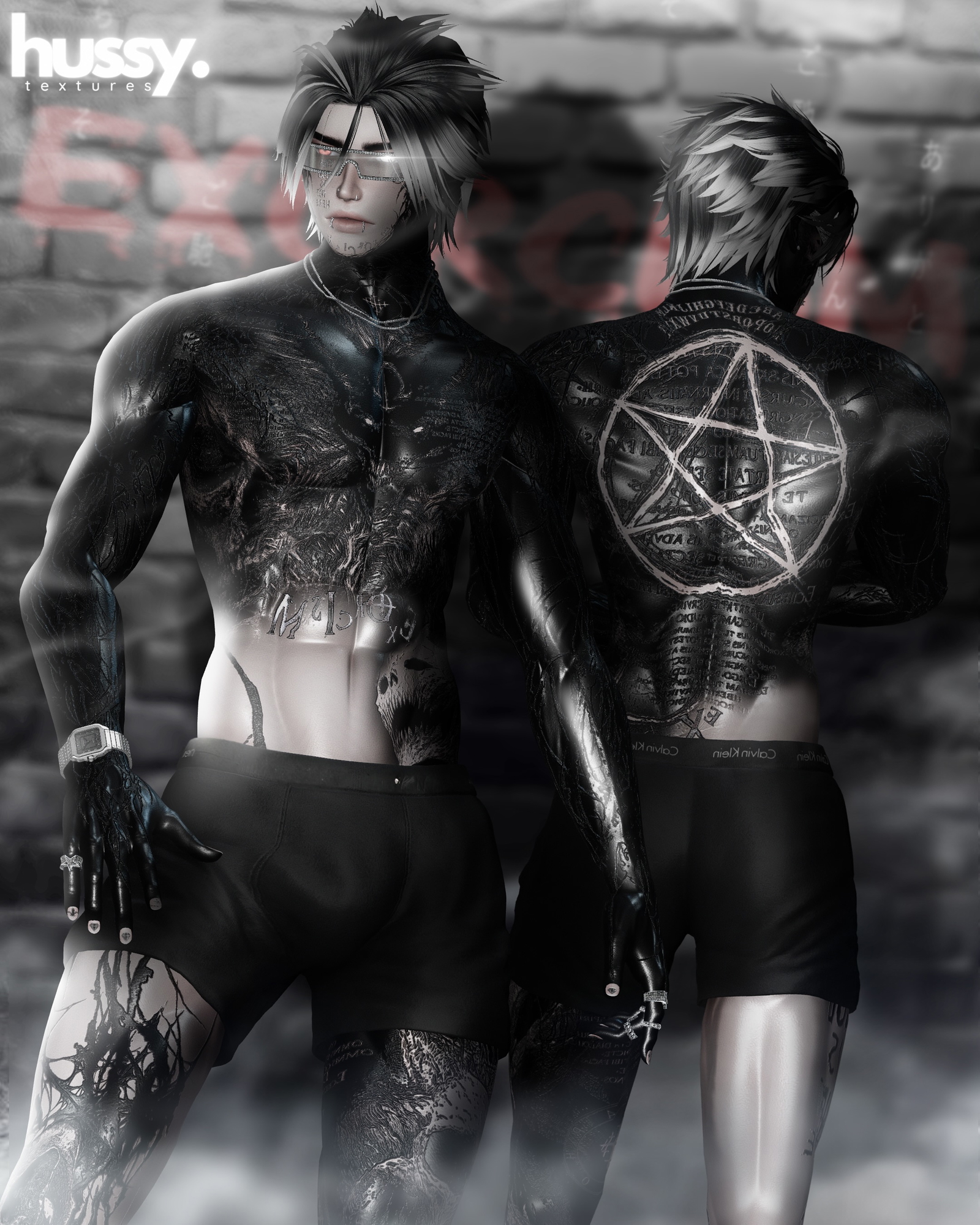 4K EXORCISM MALE TEXTURE - BODY & HEAD