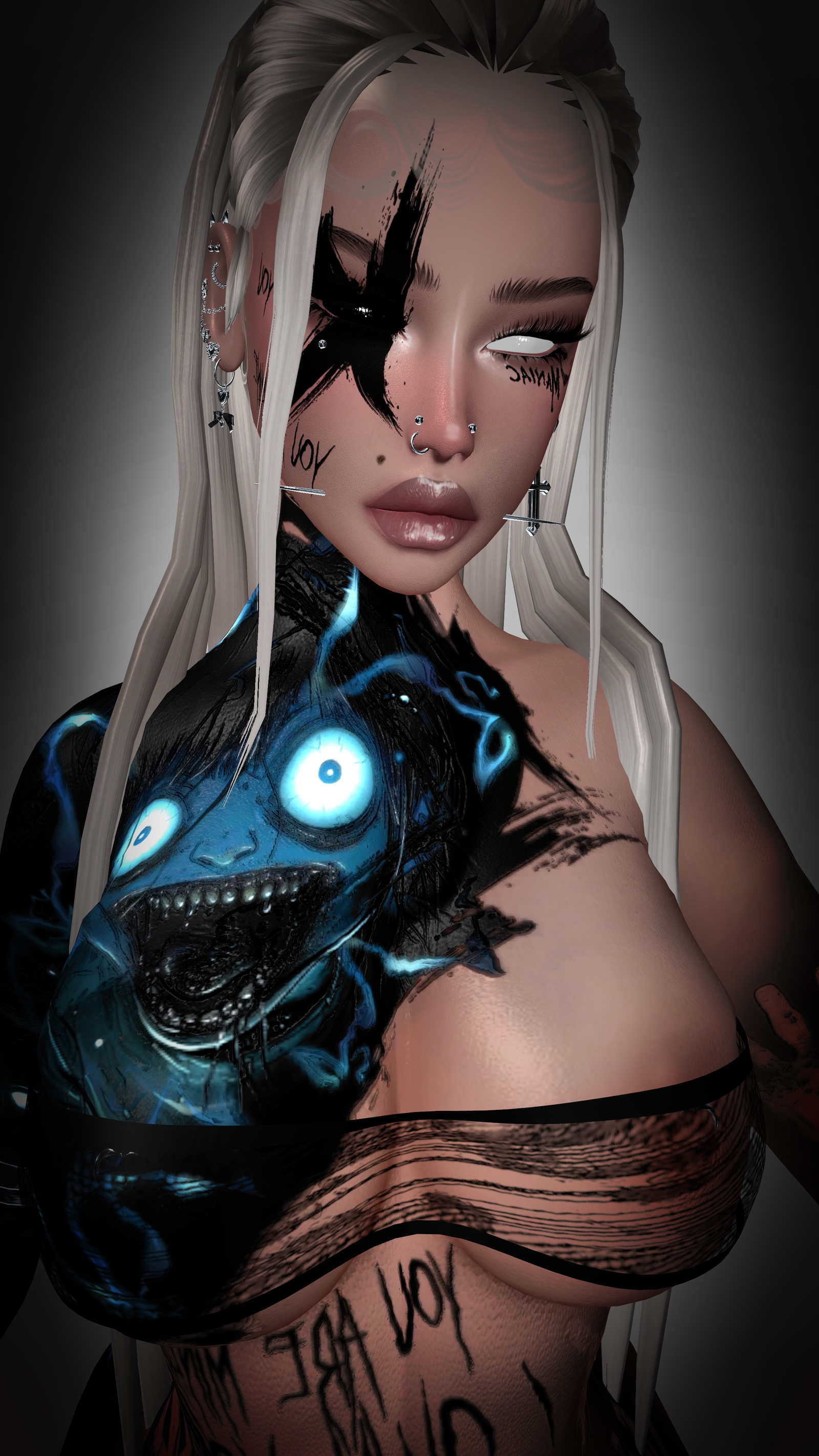 4K MANIAC FEMALE TEXTURE - HEAD & BODY