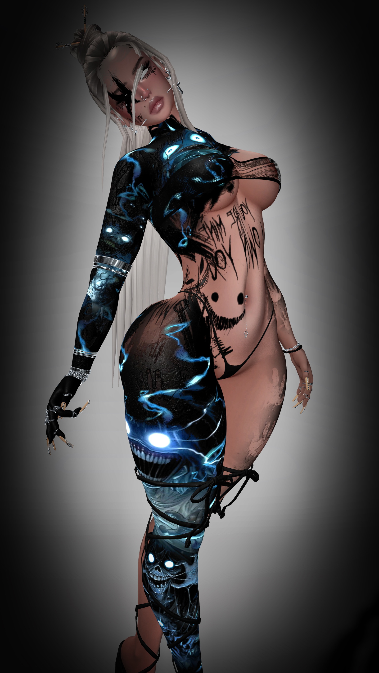4K MANIAC FEMALE TEXTURE - HEAD & BODY
