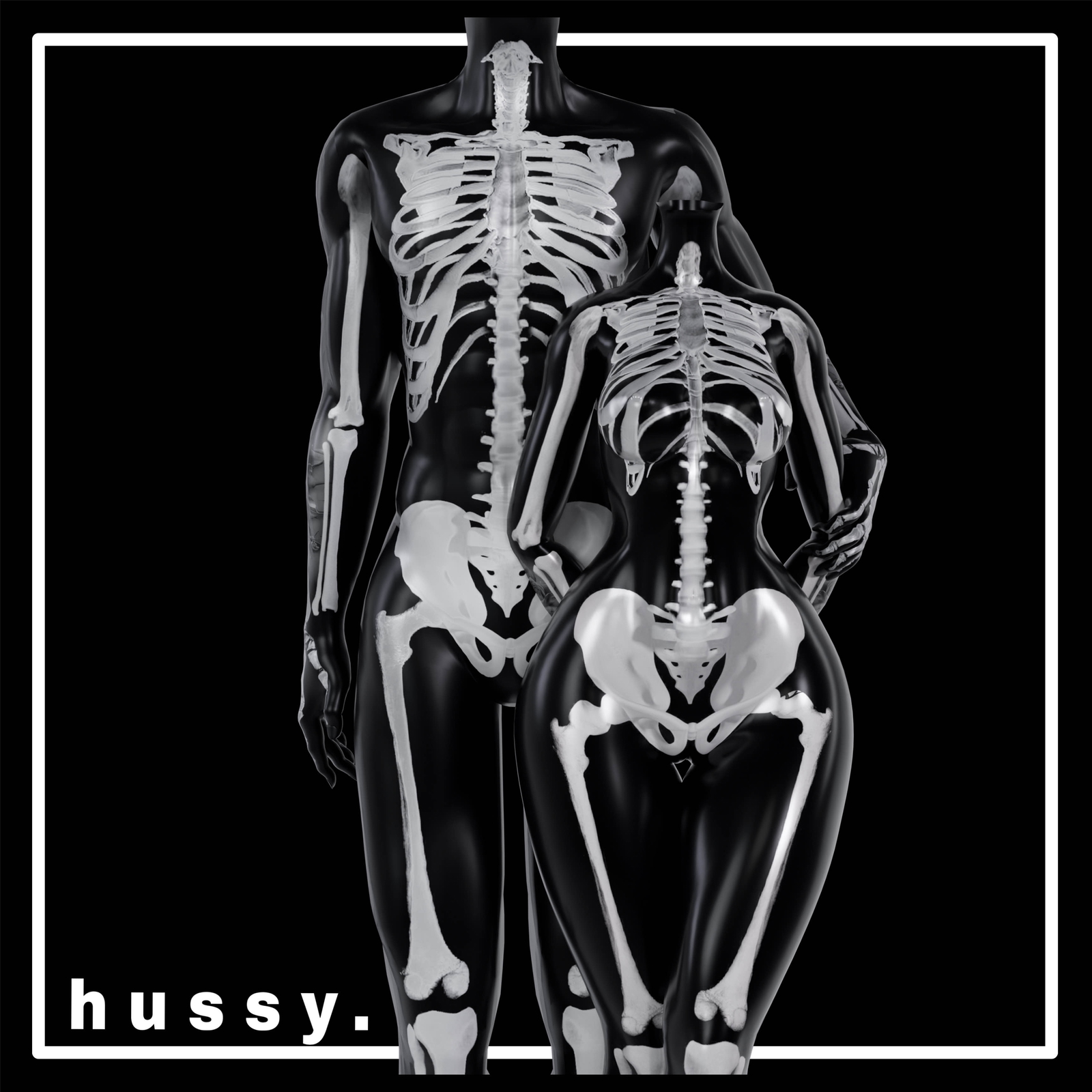 4K SKELETON HALLOWEEN TEXTURE - FEMALE