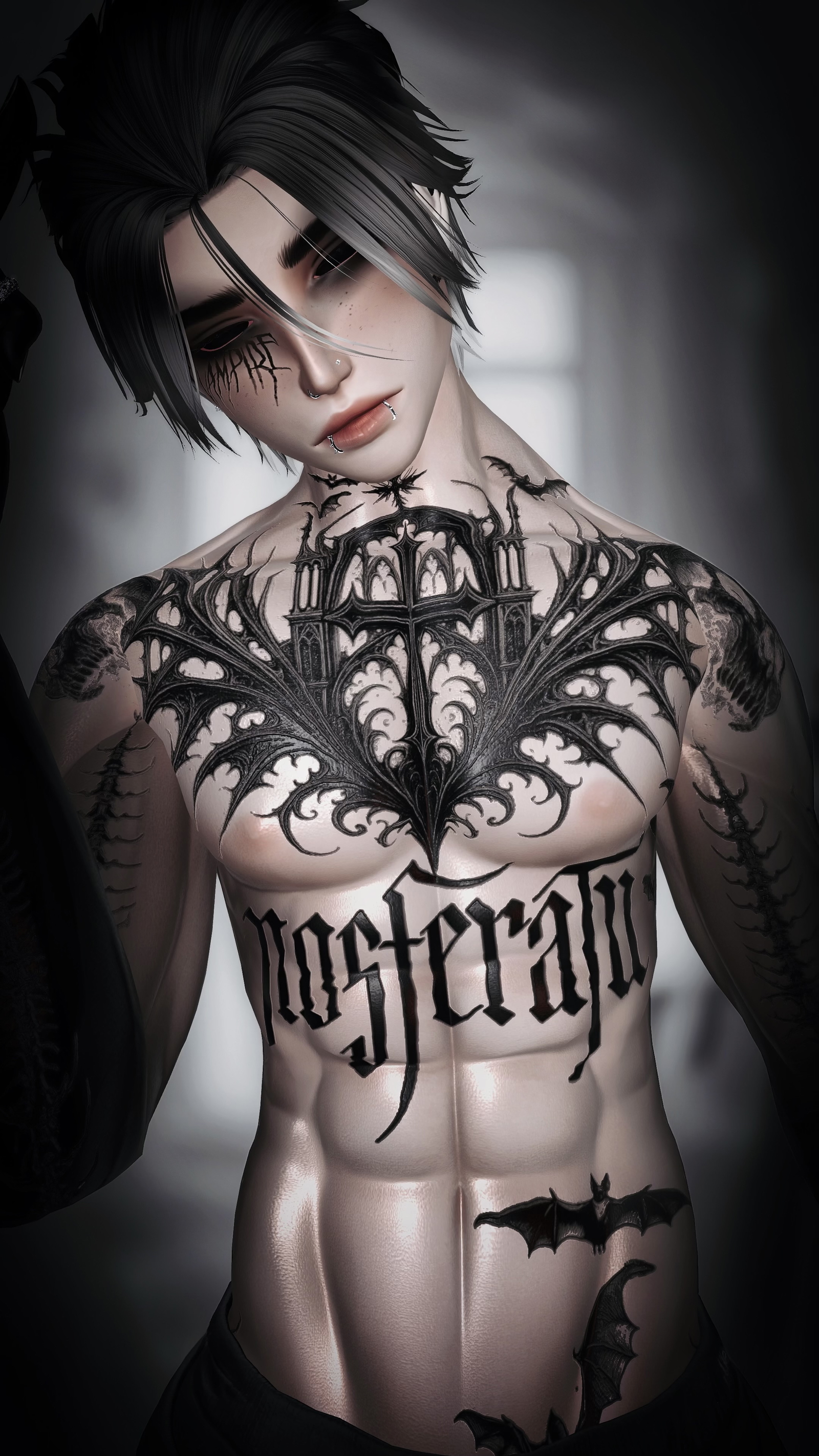 NOSFERATU FEMALE TEXTURE - BODY & HEAD