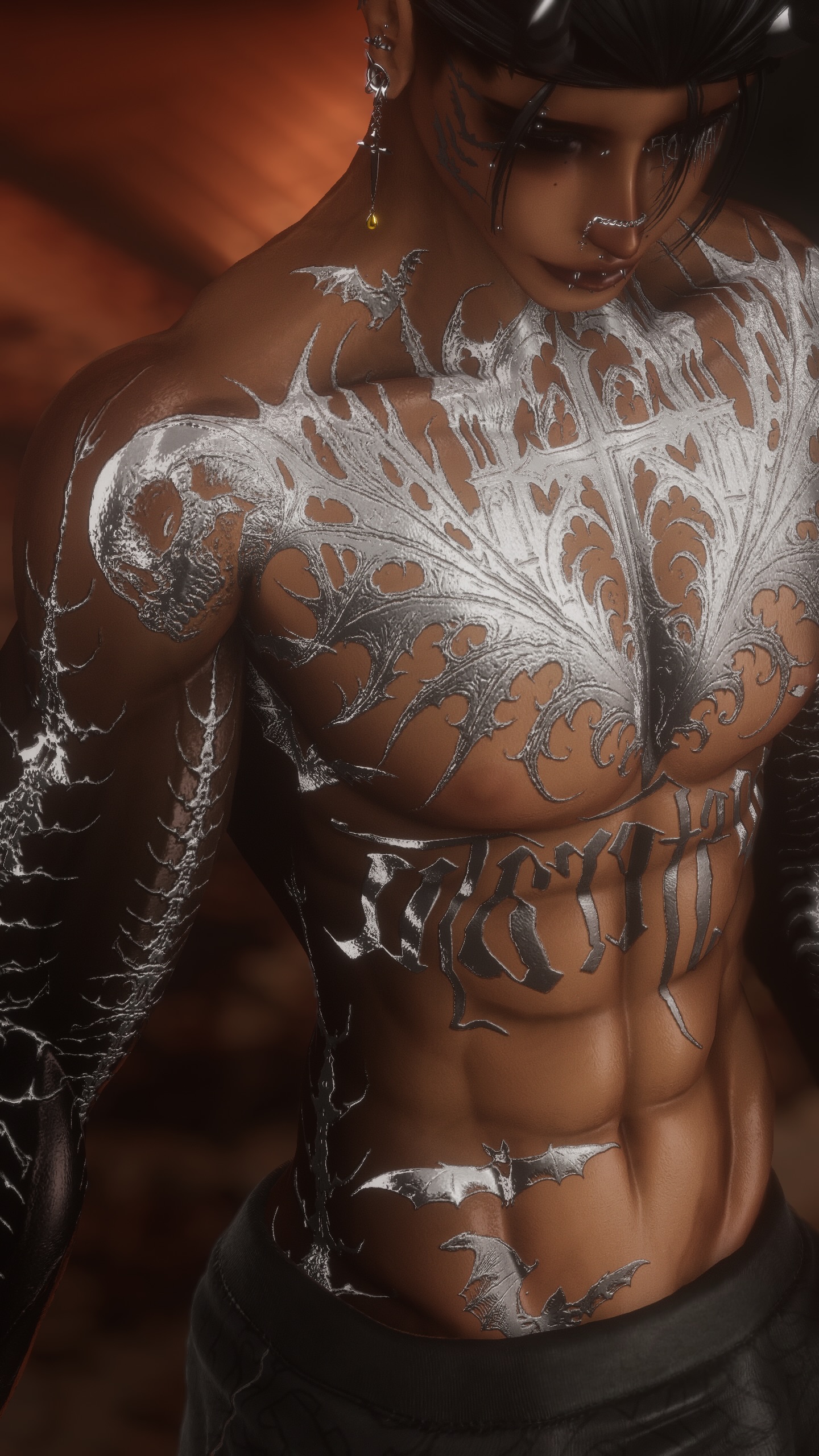 NOSFERATU MALE BODY TEXTURE - HEAD & BODY