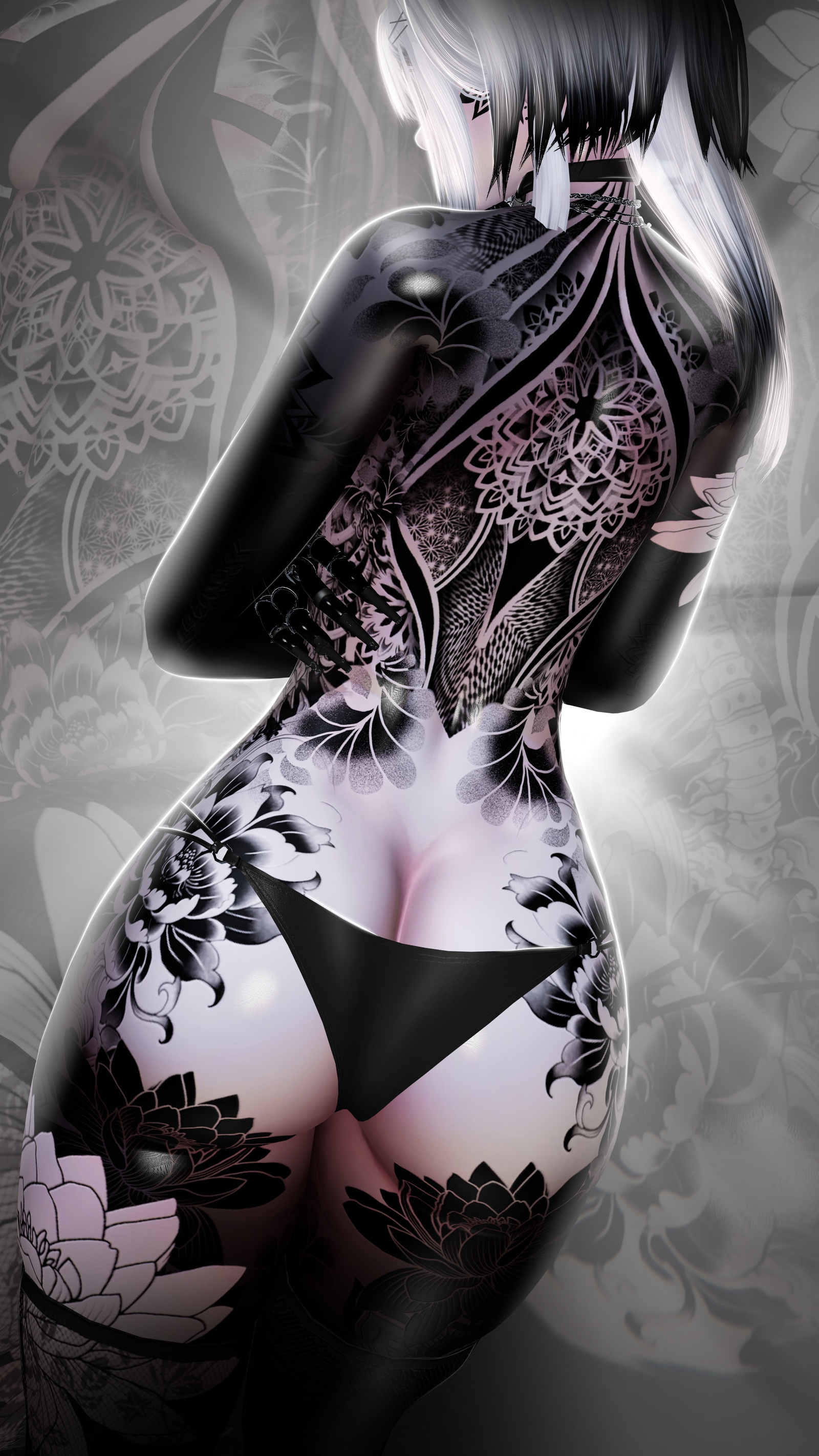 4K LOST TEXTURE - FEMALE HEAD & BODY