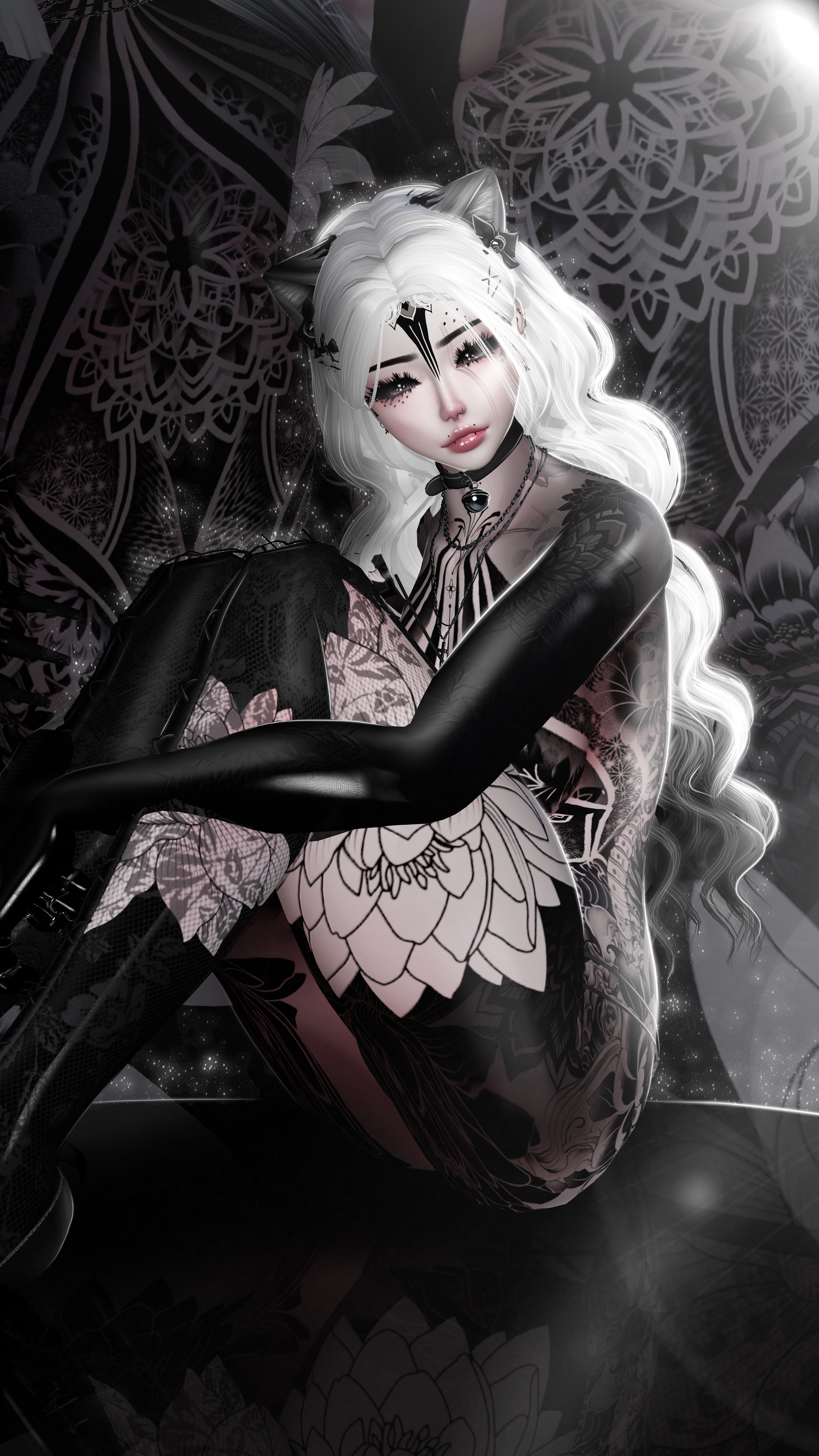 4K LOST TEXTURE - FEMALE HEAD & BODY