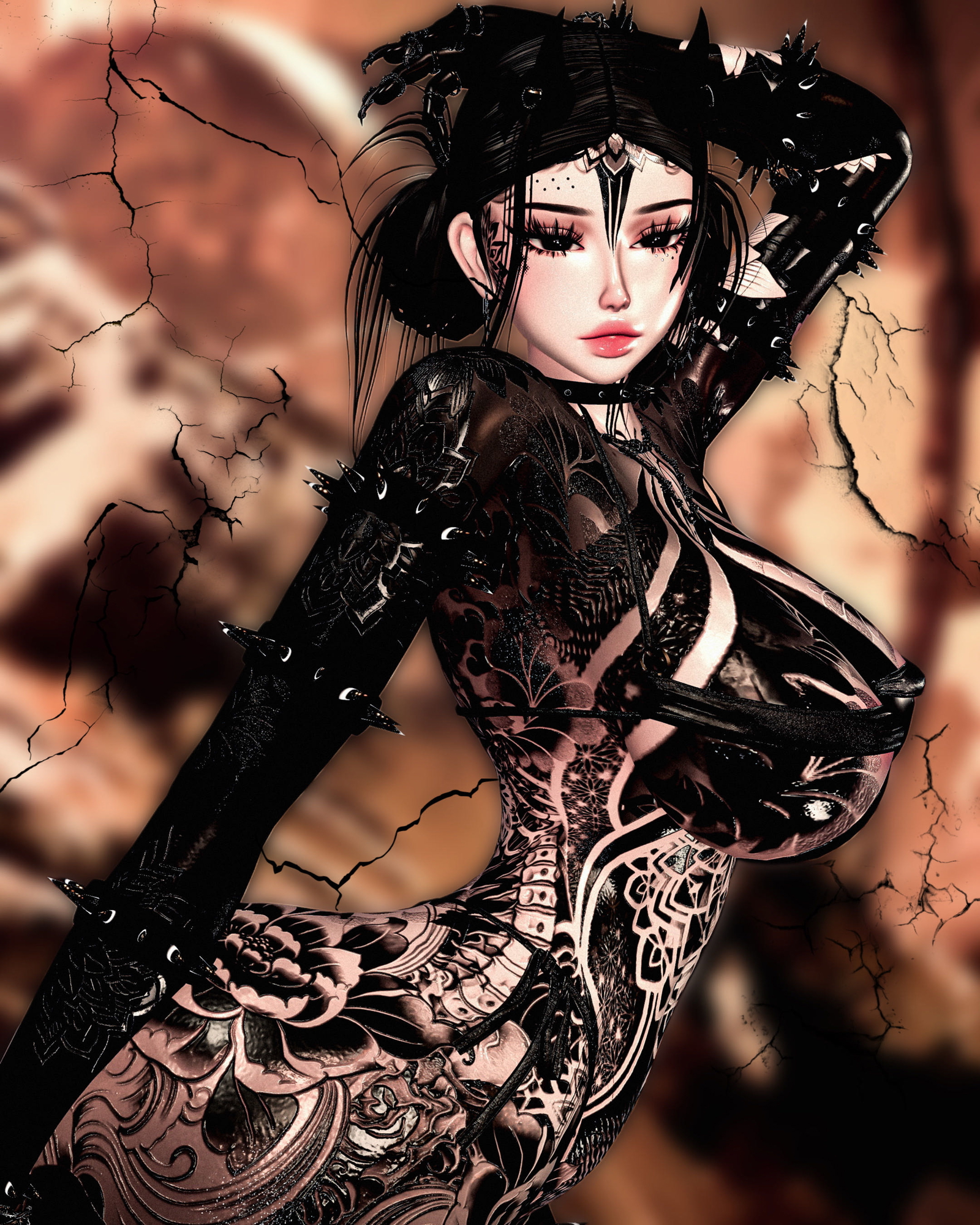 4K LOST TEXTURE - FEMALE HEAD & BODY