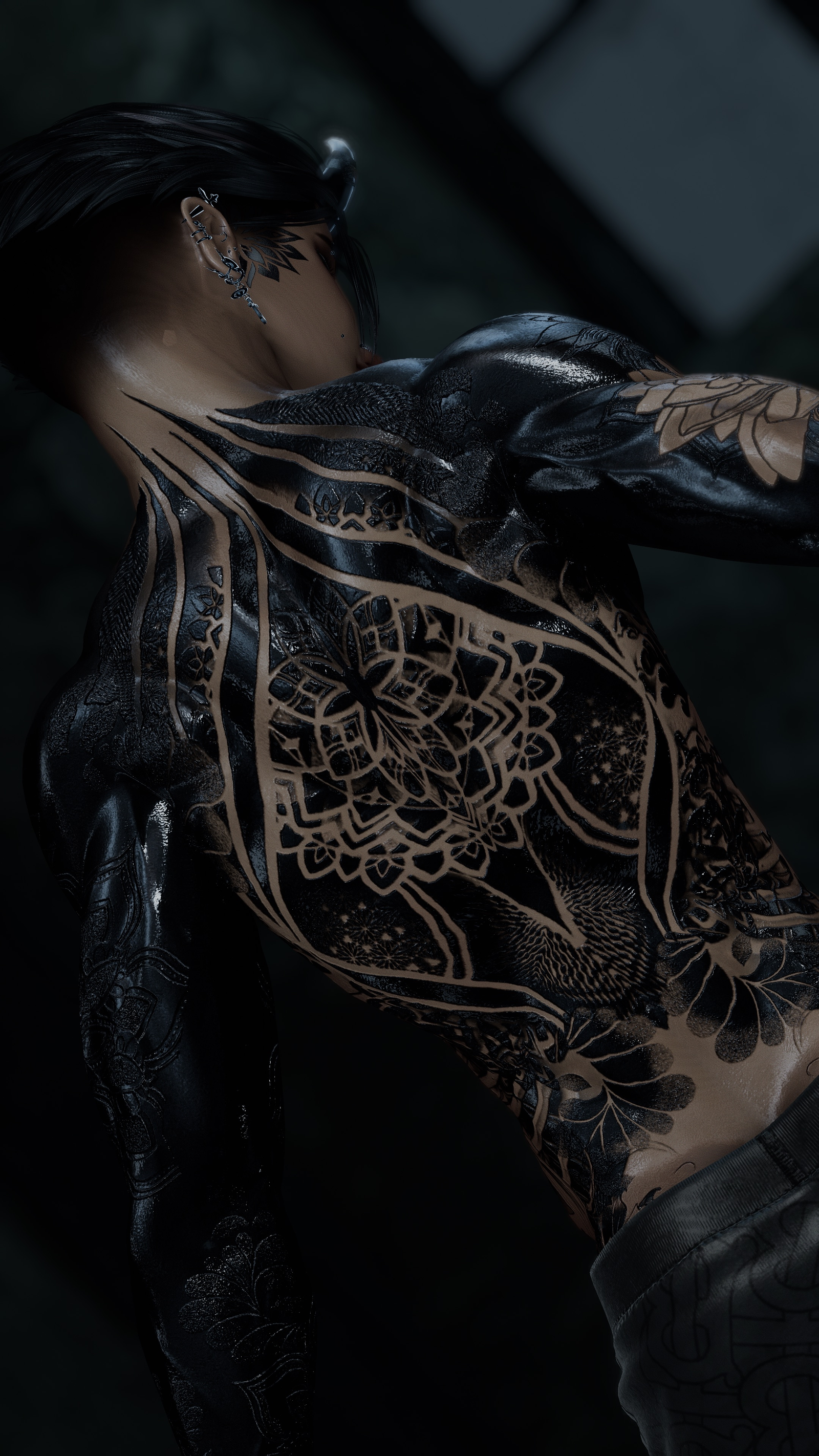 4K LOST TEXTURE - MALE HEAD & BODY